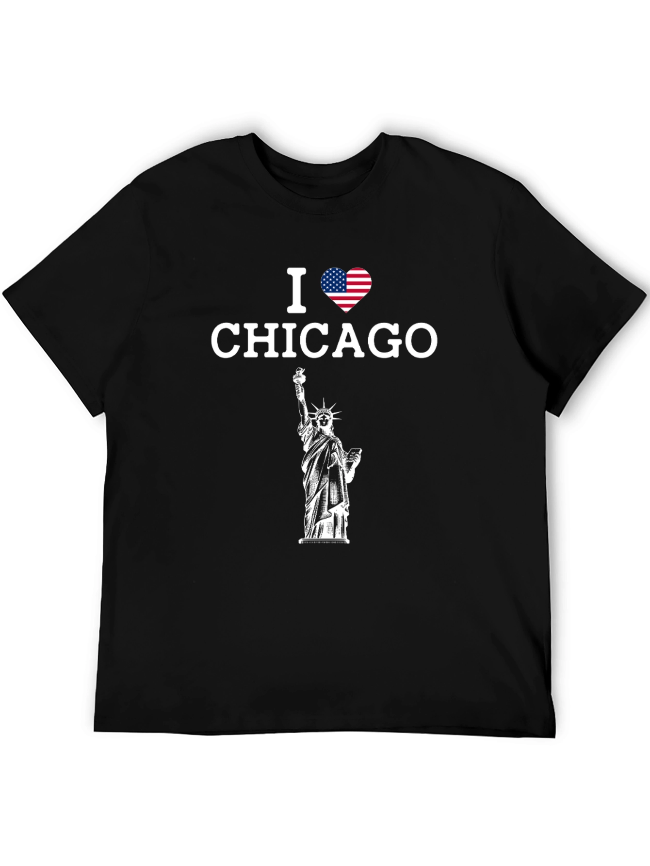 I Heart Chicago Statue of Liberty T-Shirt