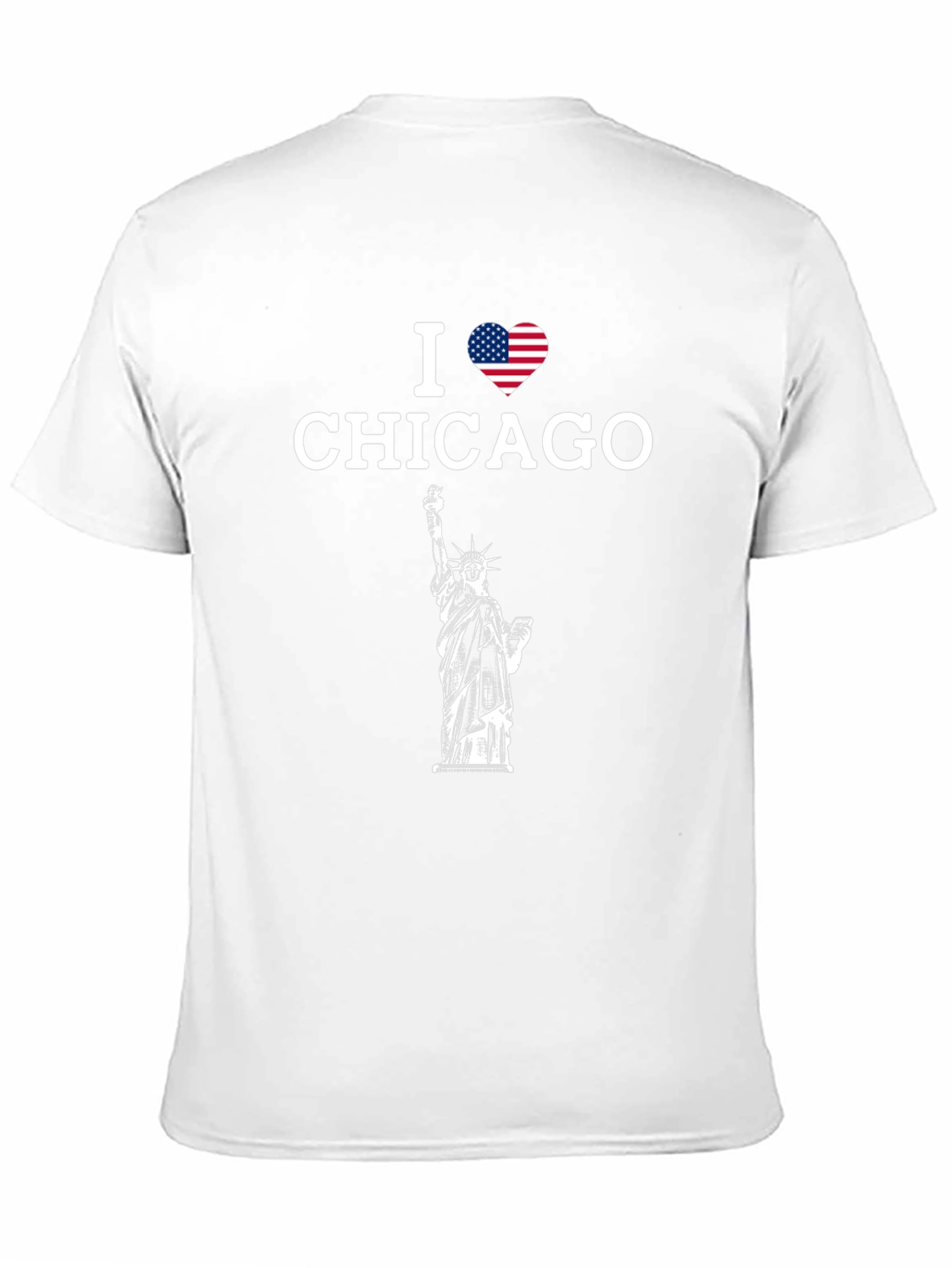 I Heart Chicago Statue of Liberty T-Shirt