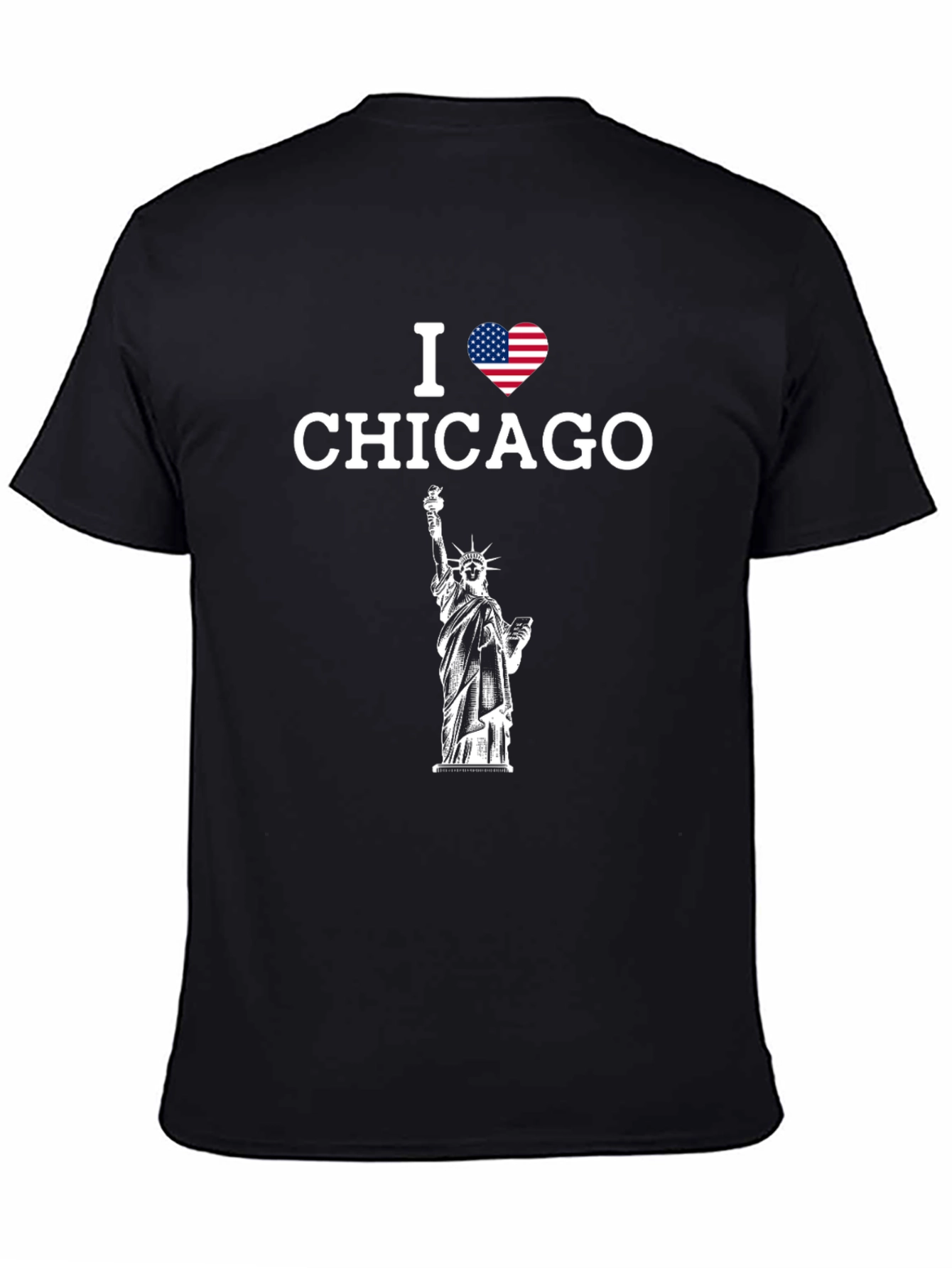 I Heart Chicago Statue of Liberty T-Shirt