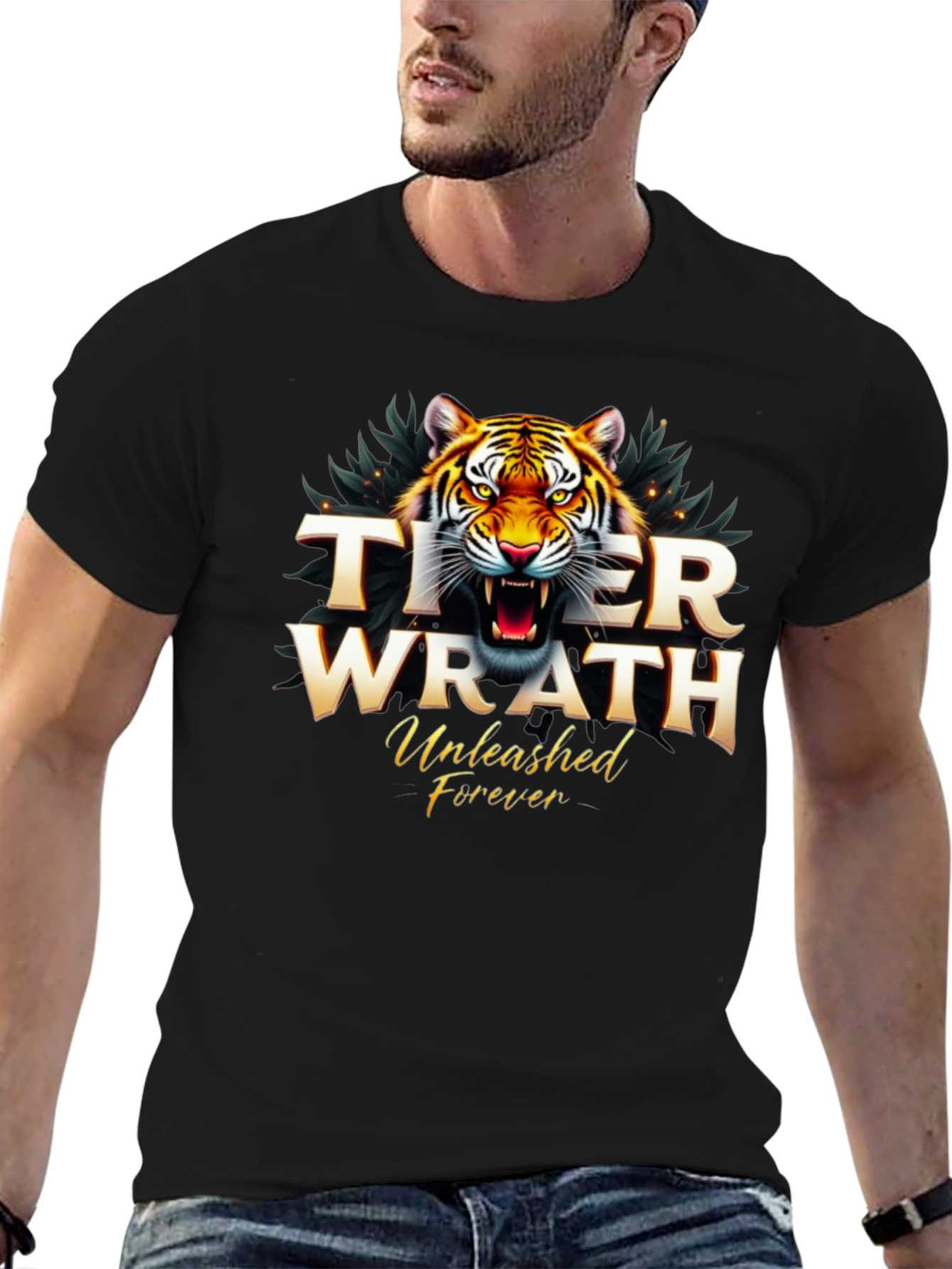 Tiger Wrath Unleashed Forever Graphic T-Shirt