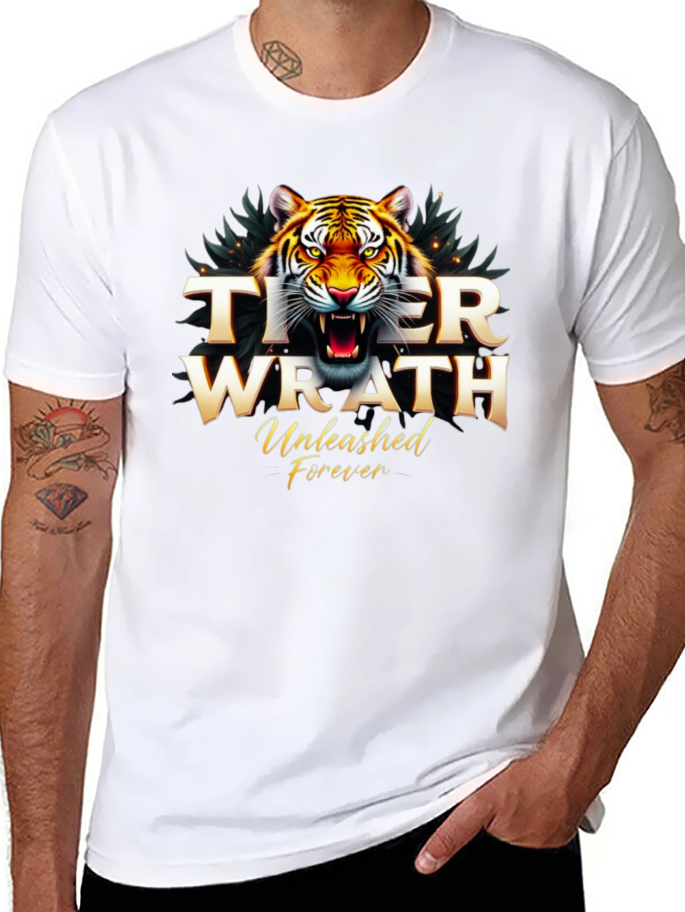 Tiger Wrath Unleashed Forever Graphic T-Shirt