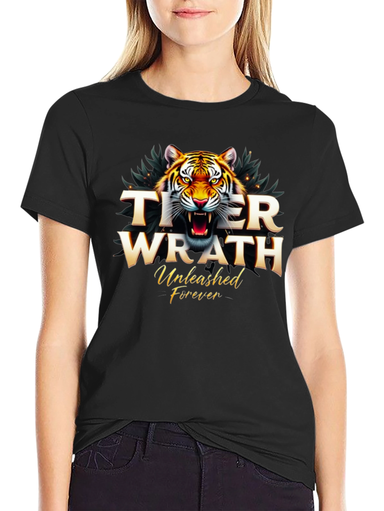 Tiger Wrath Unleashed Forever Graphic T-Shirt