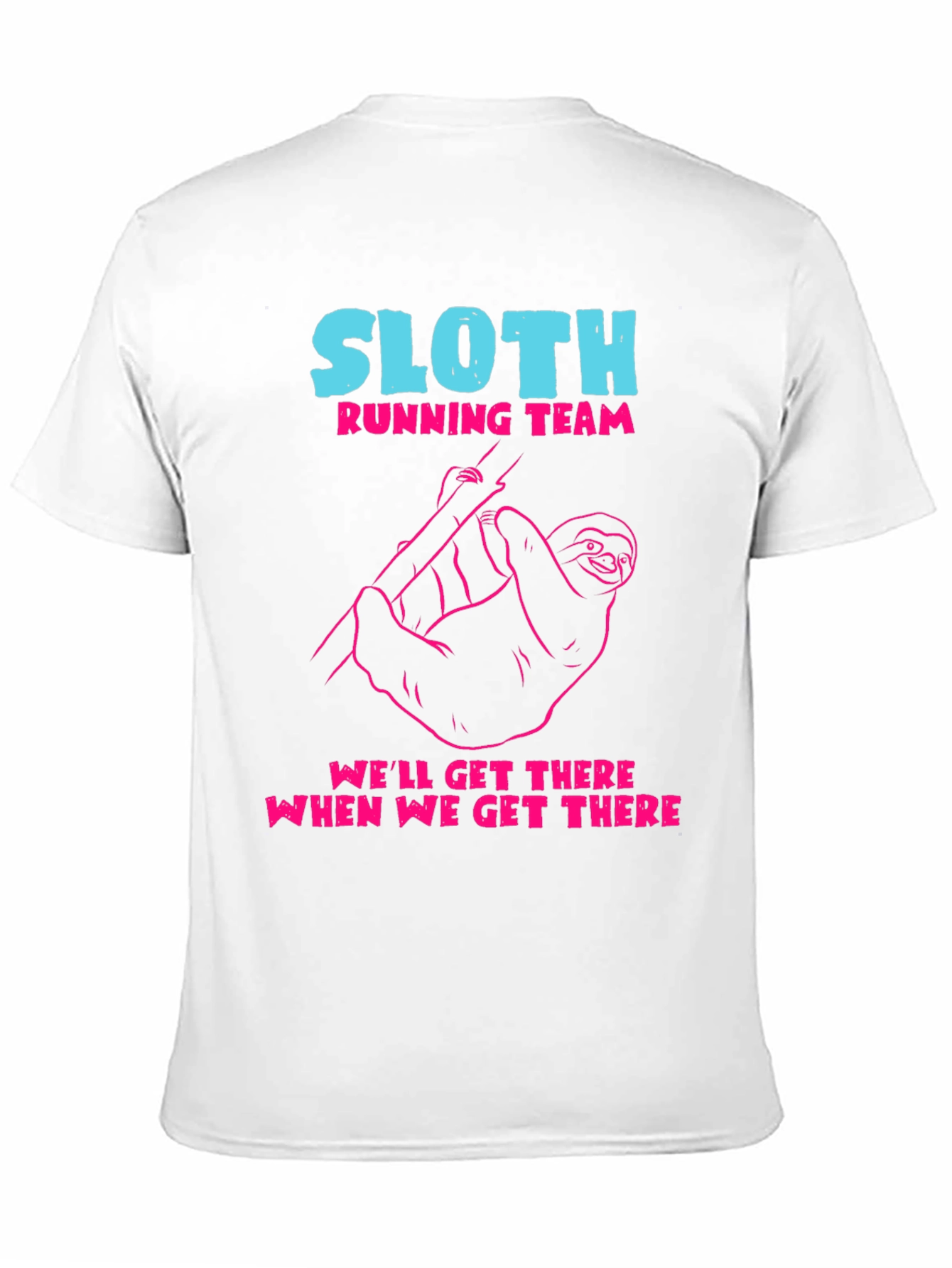Sloth Running Team Graphic Tee