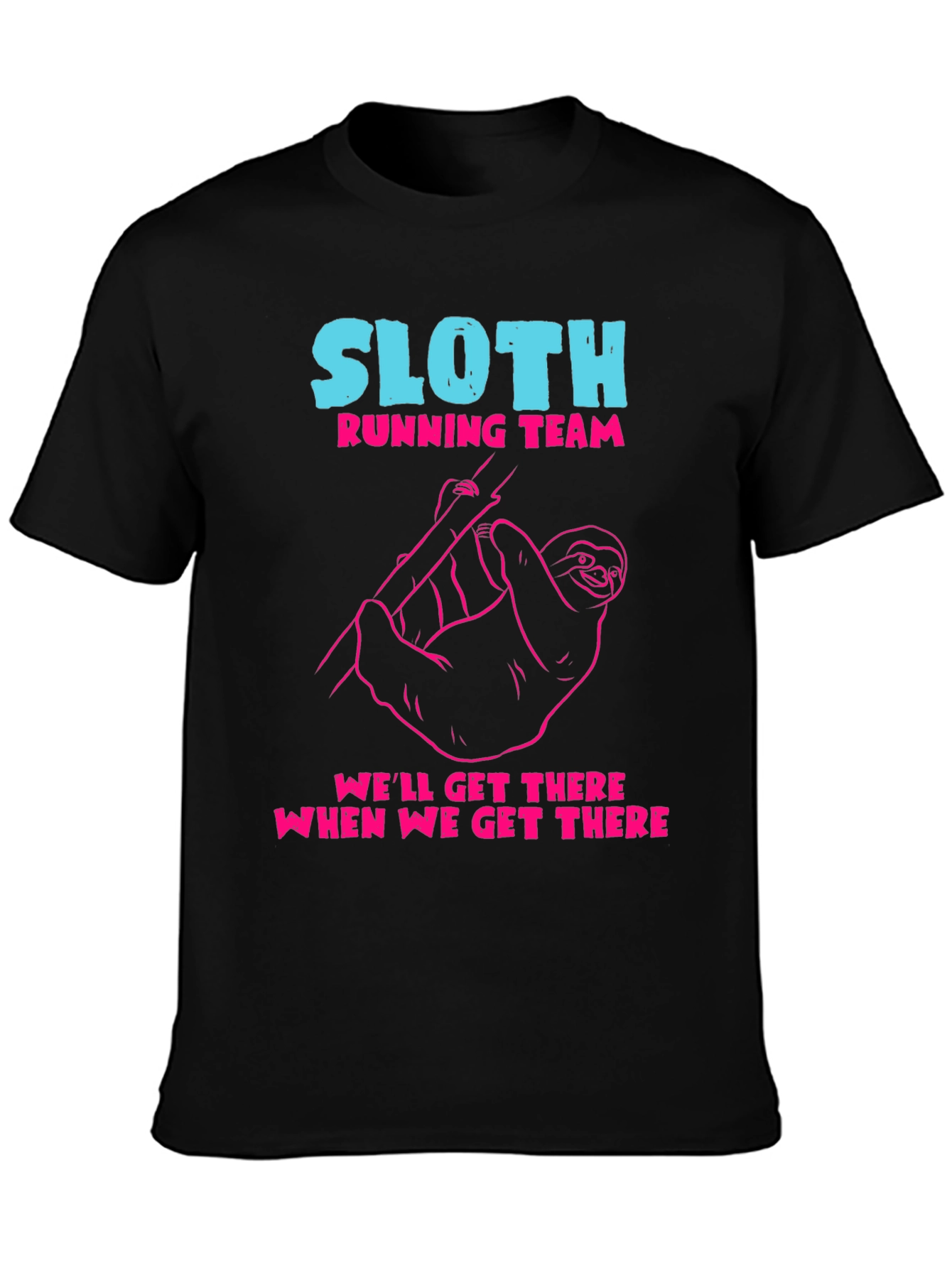 Sloth Running Team Graphic Tee