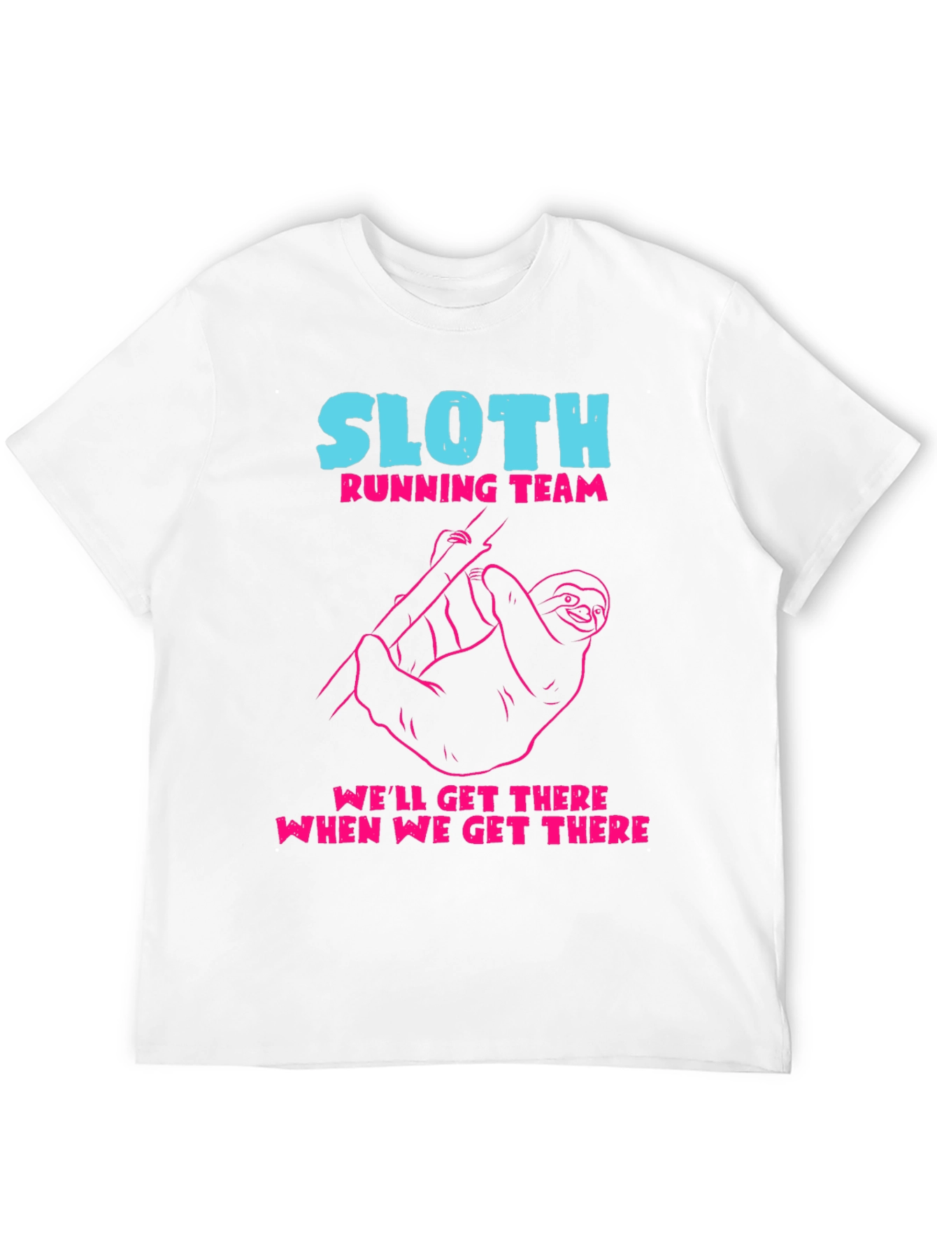 Sloth Running Team Graphic Tee