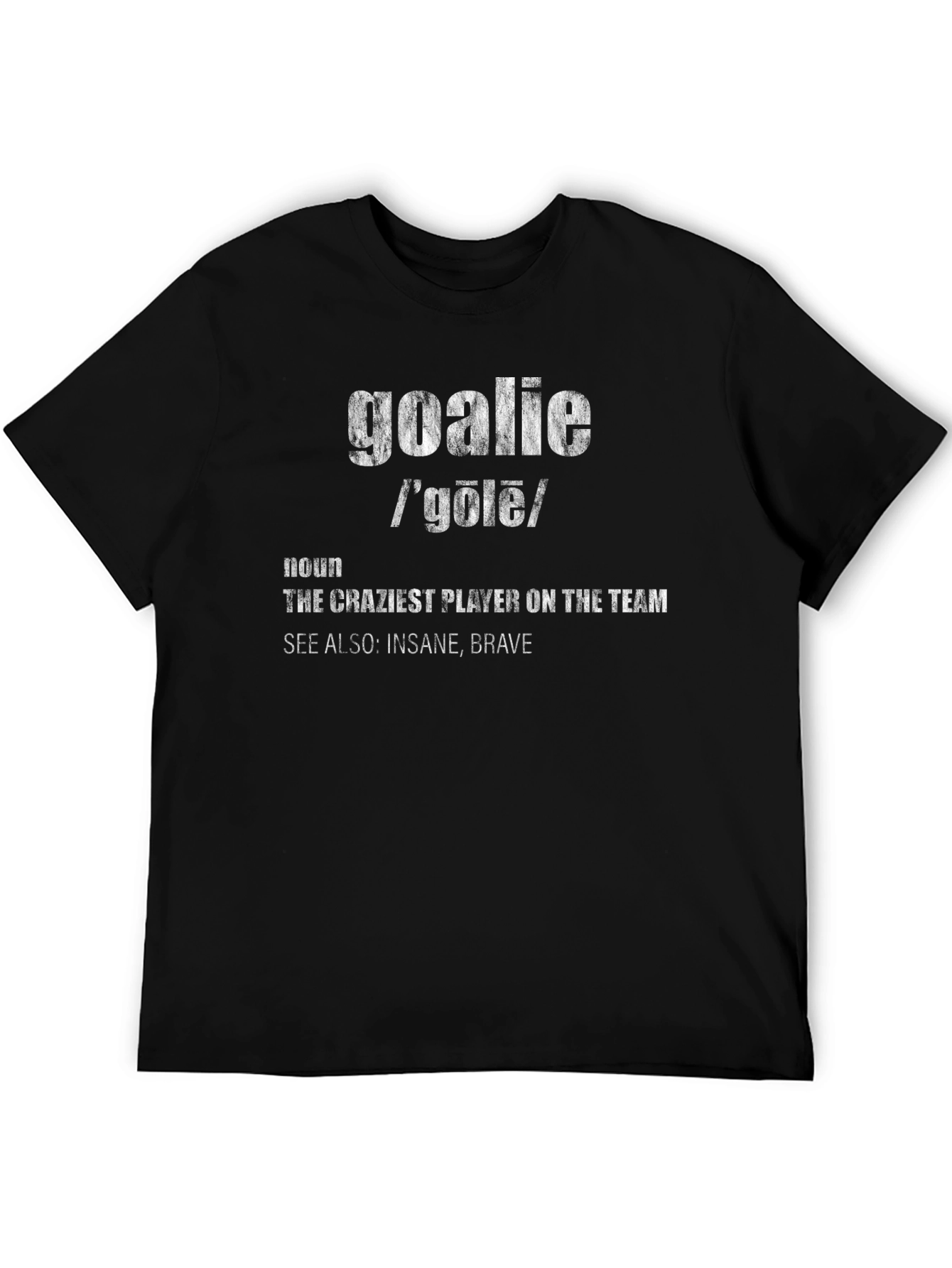 Goalie Definition Black T-Shirt