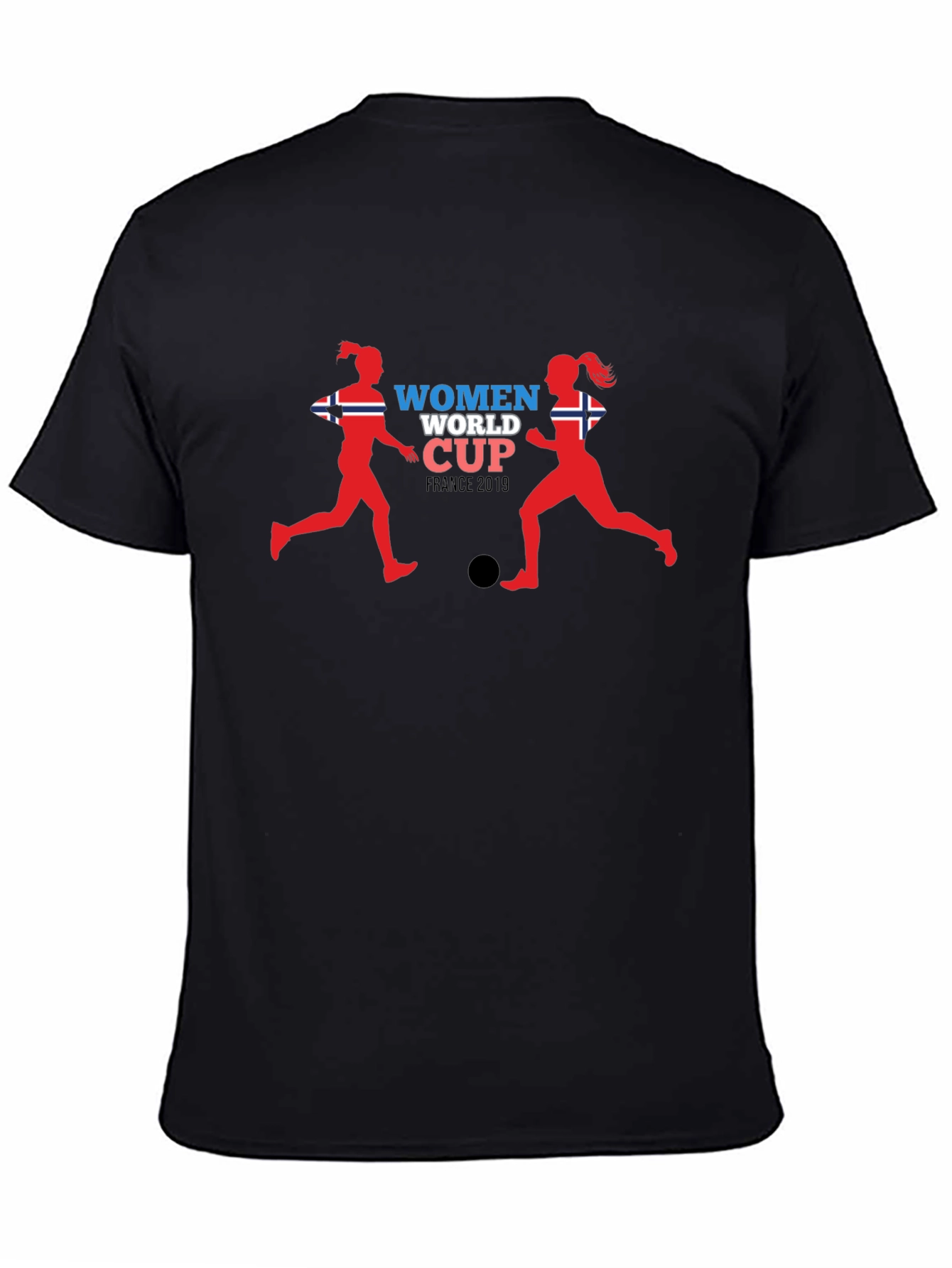 Womens World Cup France 2019 Black T-Shirt