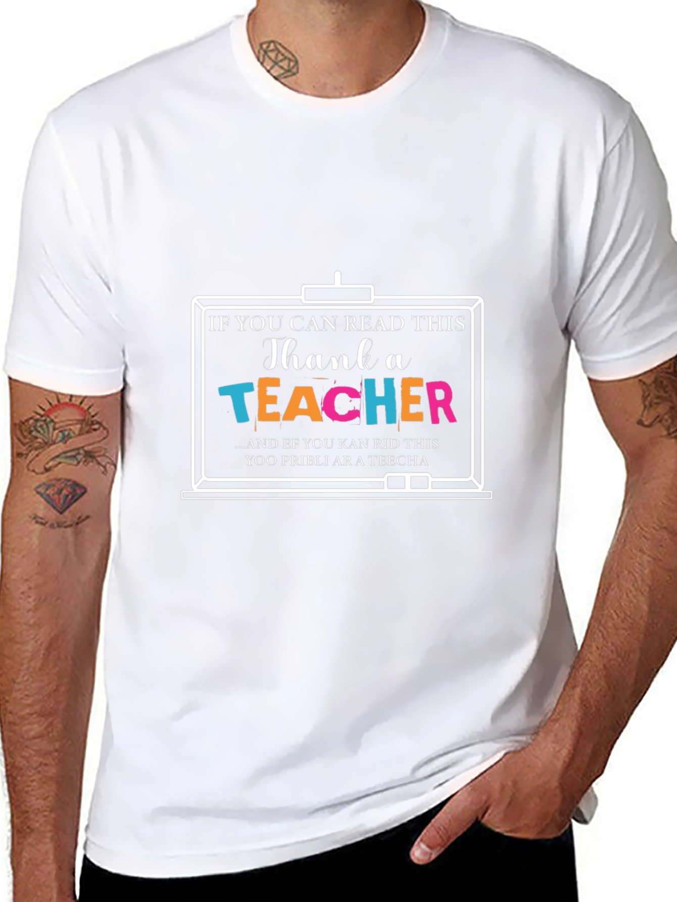Thank a Teacher Graphic T-Shirt