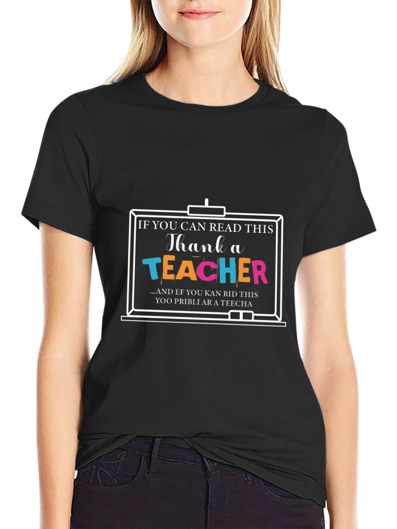 Thank a Teacher Graphic T-Shirt