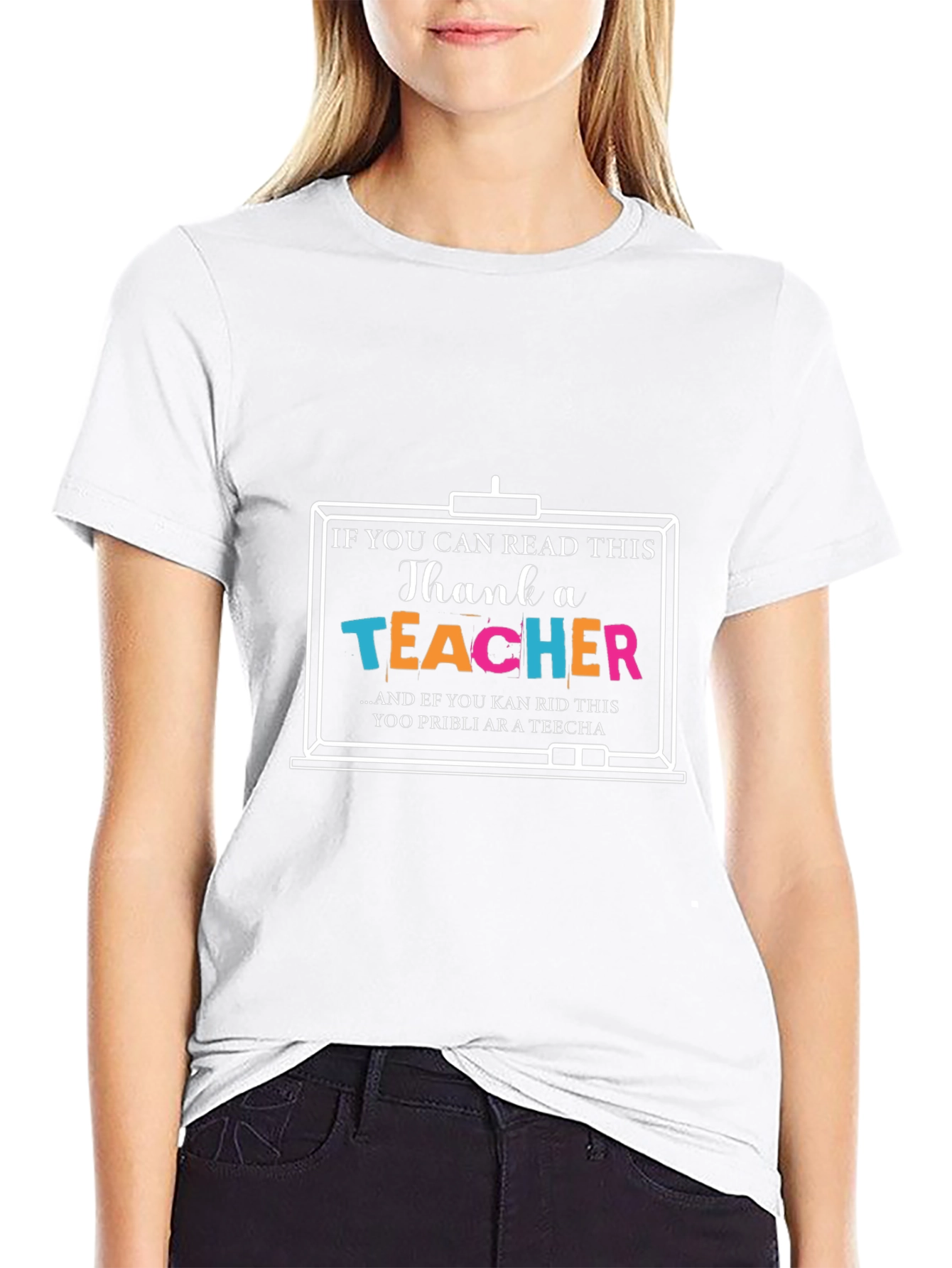 Thank a Teacher Graphic T-Shirt