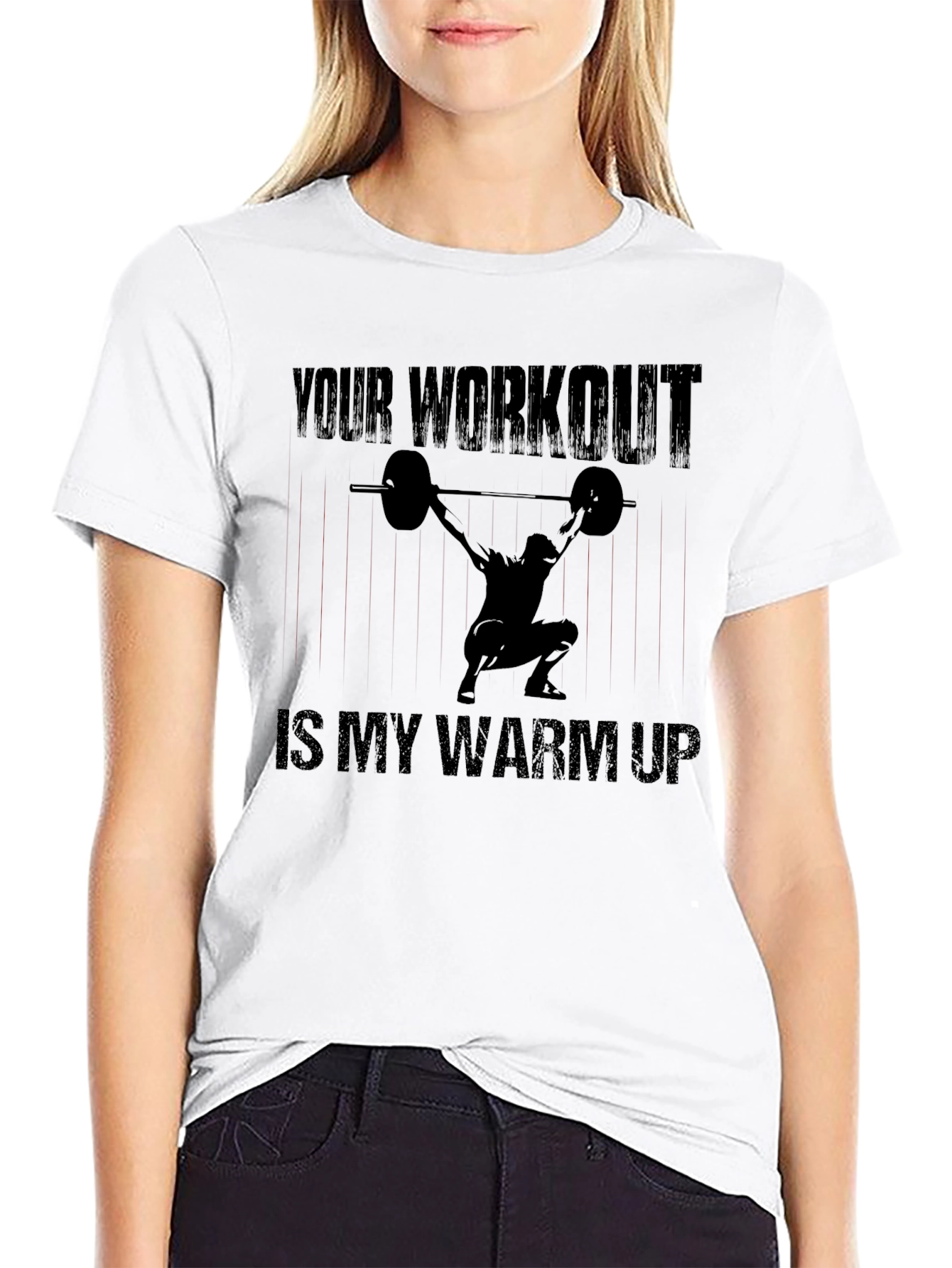 Workout Warm Up Graphic Tee