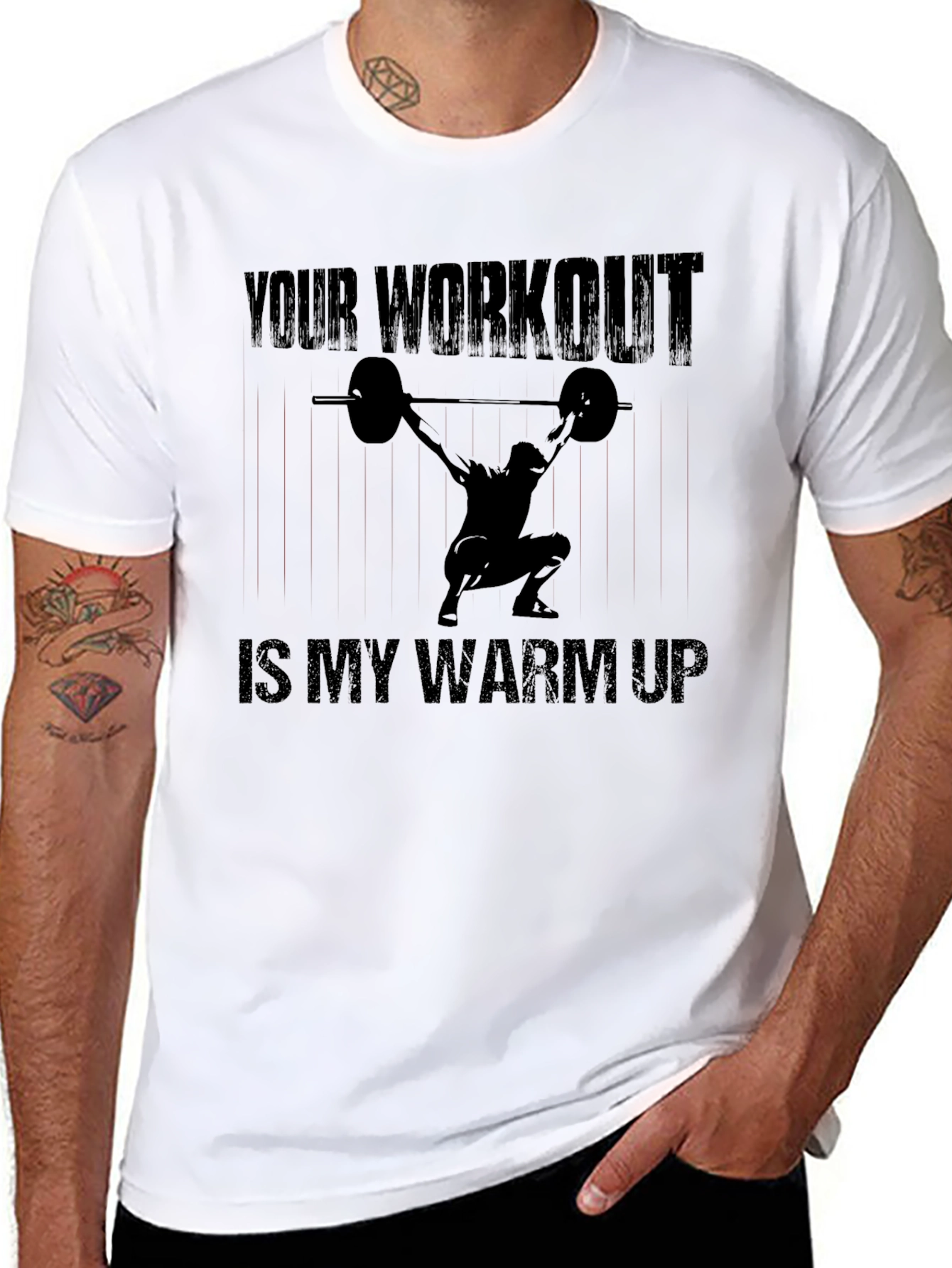 Workout Warm Up Graphic Tee