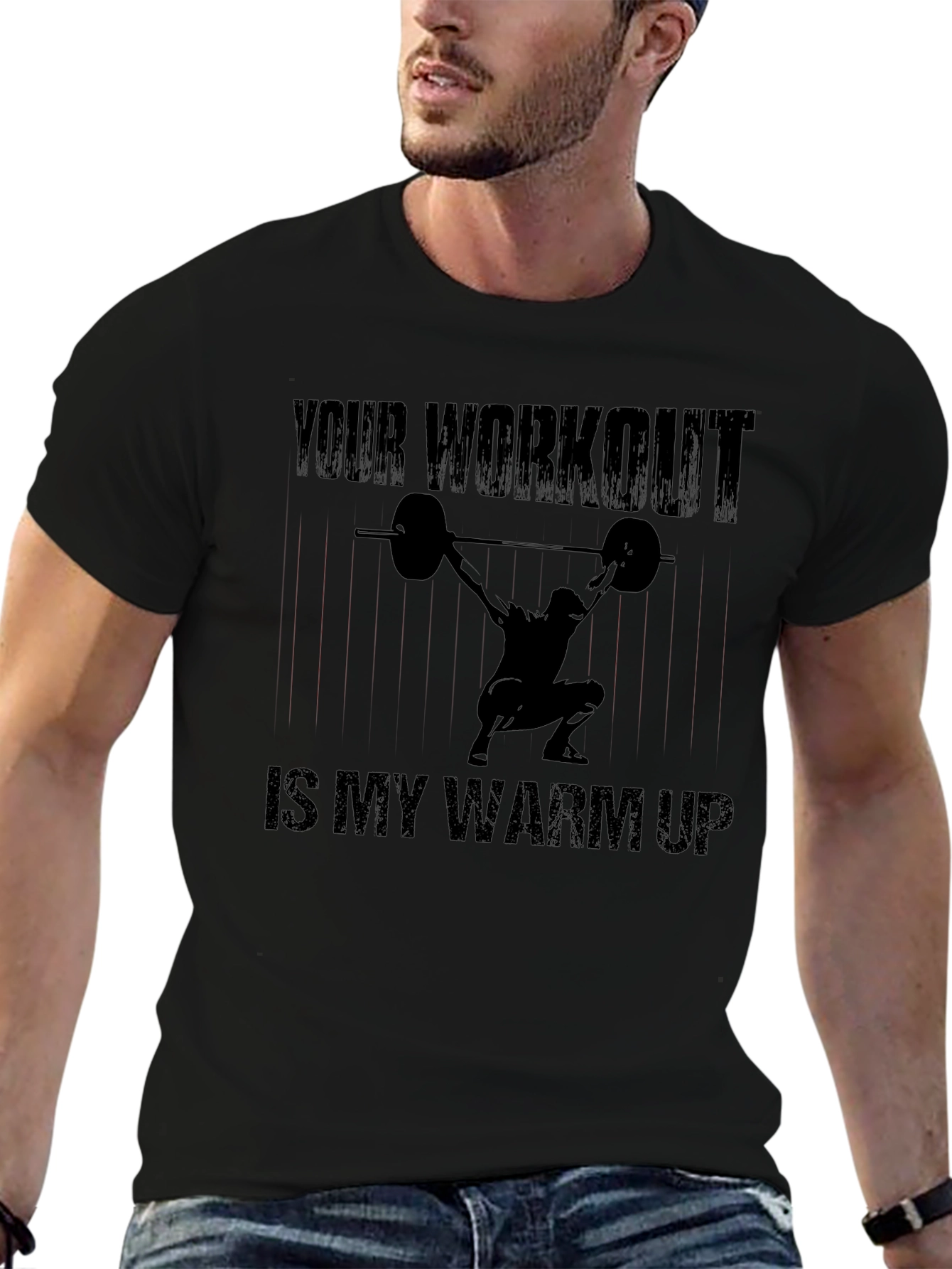 Workout Warm Up Graphic Tee
