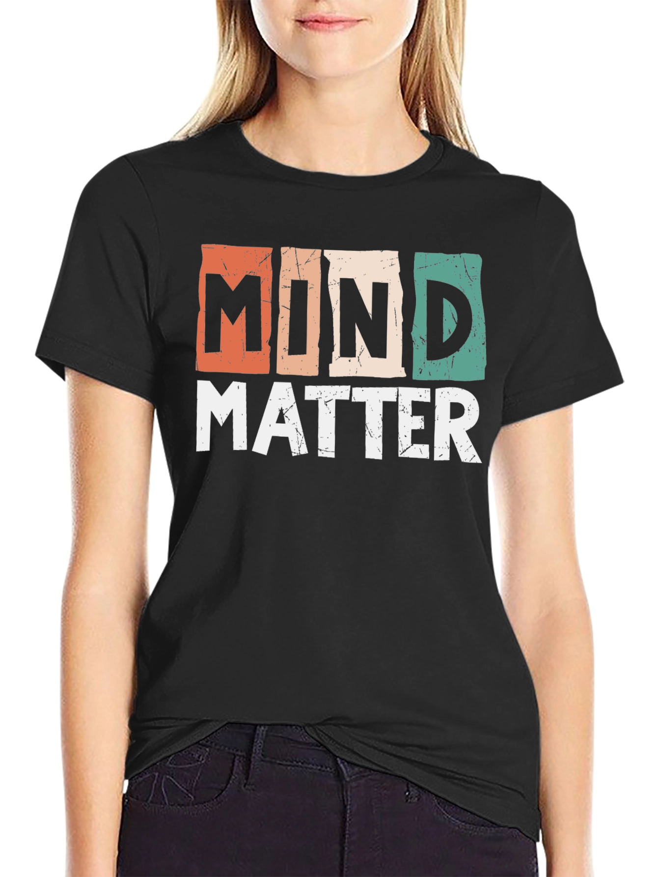 Mind Matter Graphic T-Shirt Retro Design