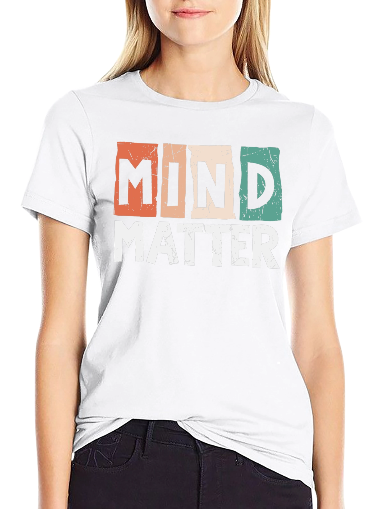 Mind Matter Graphic T-Shirt Retro Design