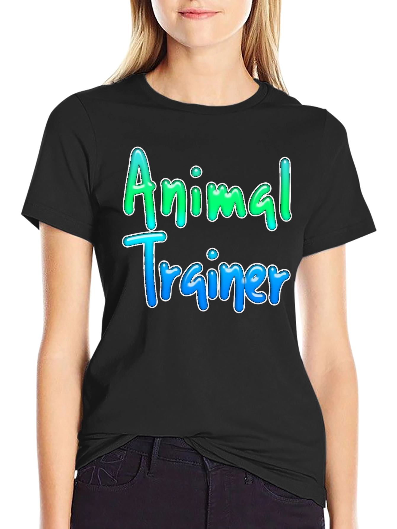 Animal Trainer Graphic Tee - Black T-Shirt