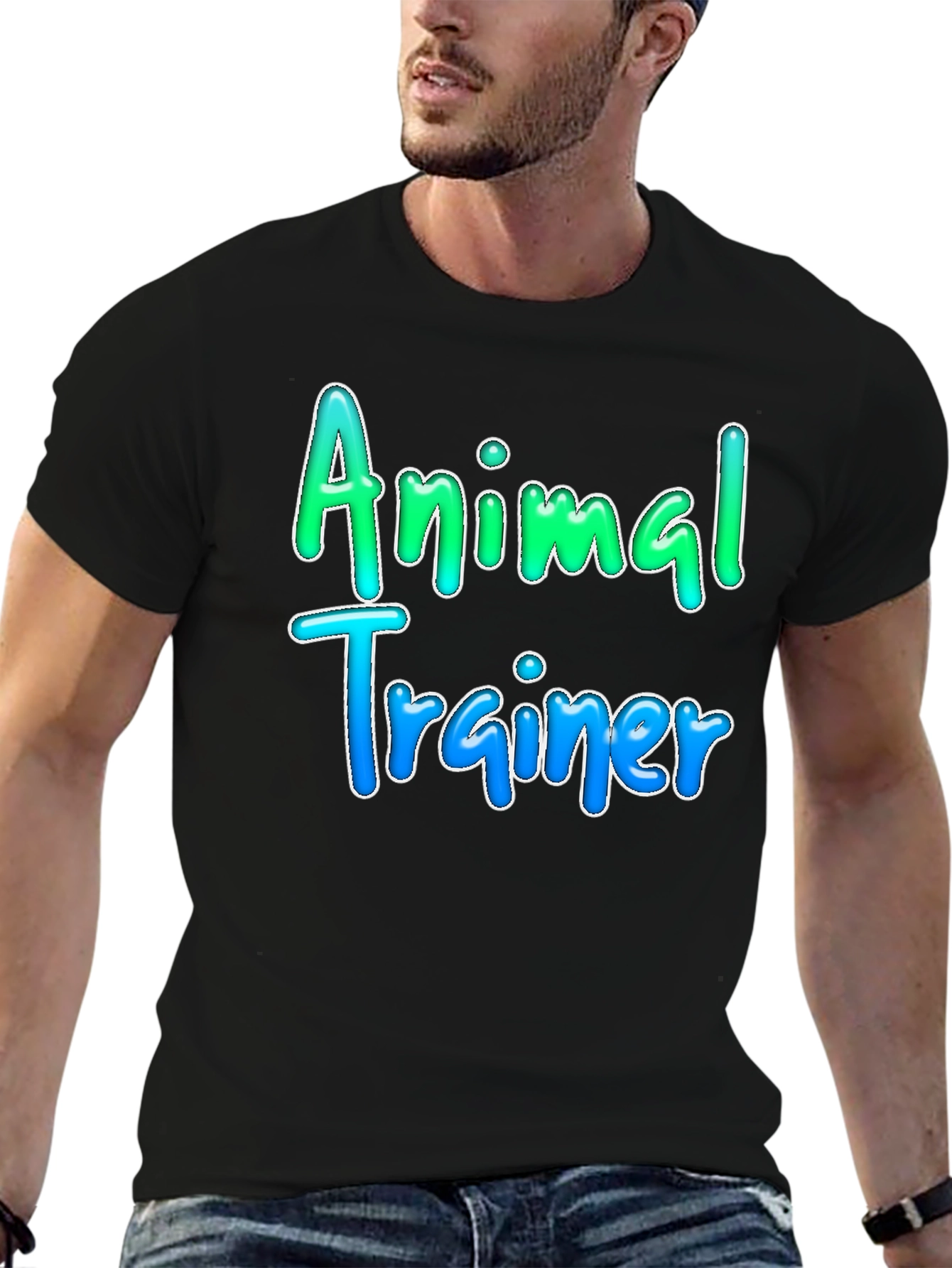 Animal Trainer Graphic Tee - Black T-Shirt
