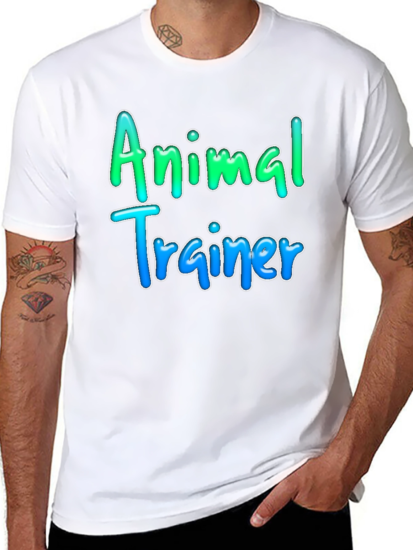 Animal Trainer Graphic Tee - Black T-Shirt
