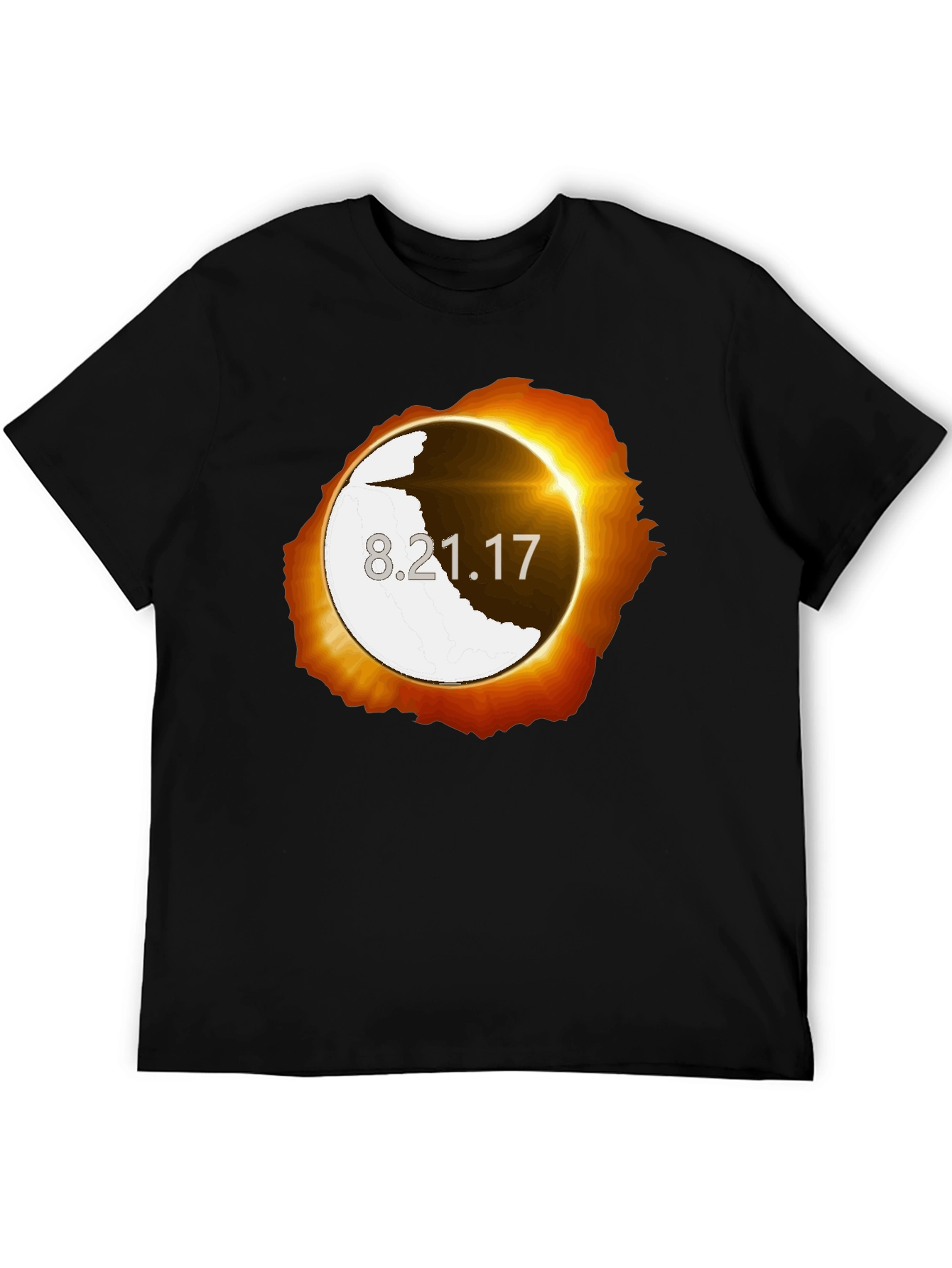 Eclipse 8.21.17 Graphic Tee - Unisex Black T-Shirt