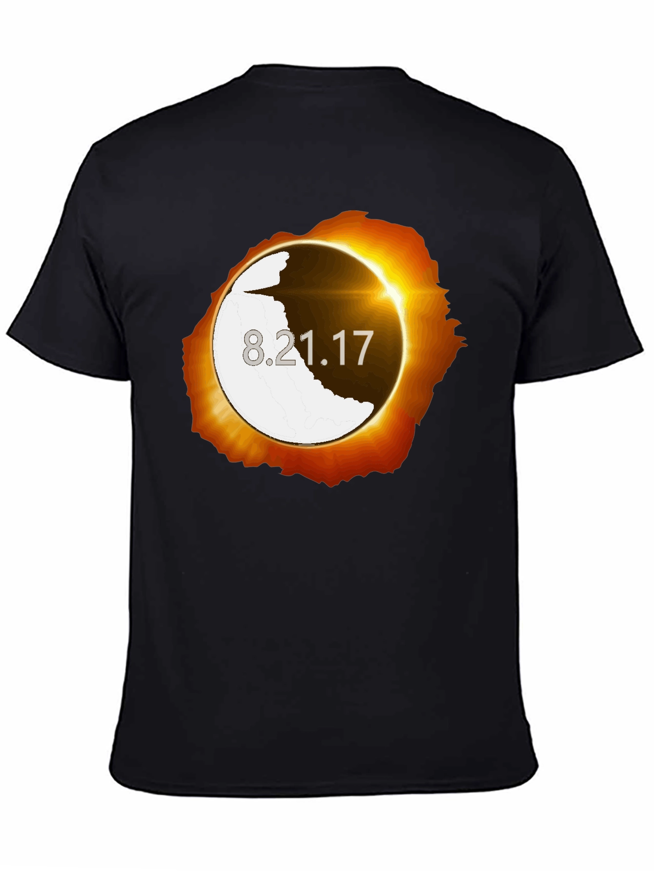 Eclipse 8.21.17 Graphic Tee - Unisex Black T-Shirt