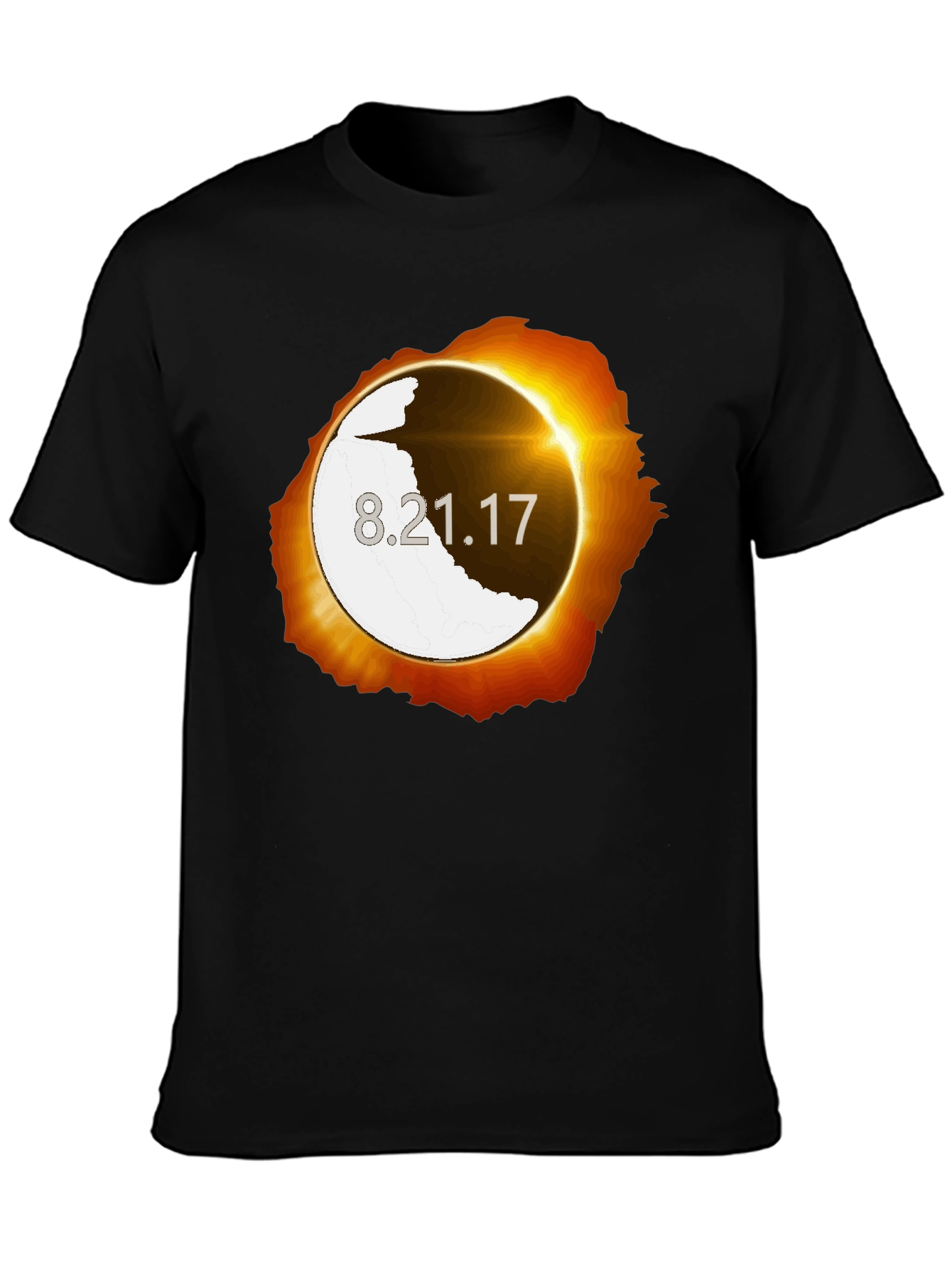 Eclipse 8.21.17 Graphic Tee - Unisex Black T-Shirt