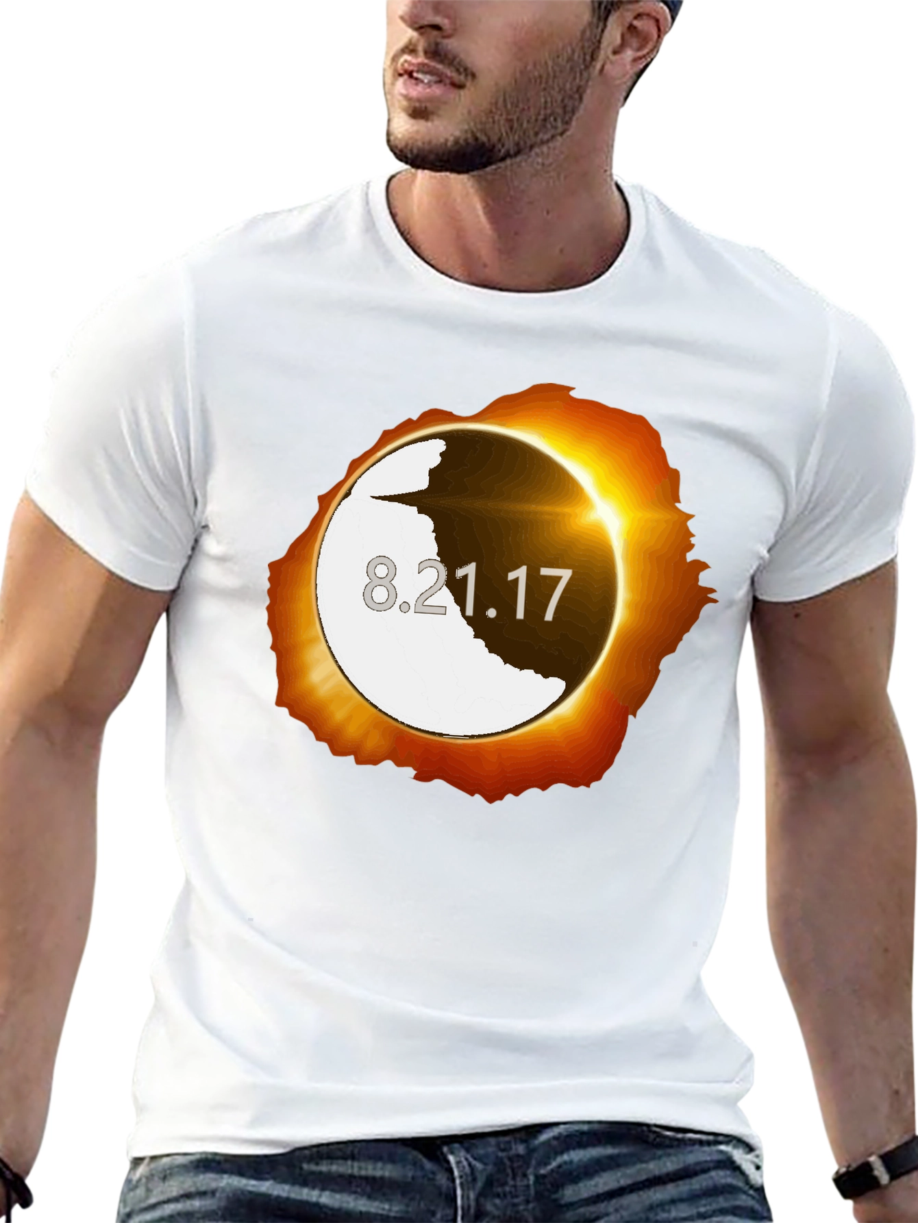 Eclipse 8.21.17 Graphic Tee - Unisex Black T-Shirt