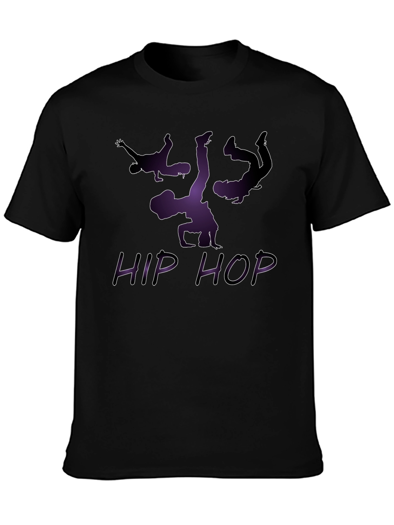 Hip Hop Dance Silhouette Graphic T-Shirt