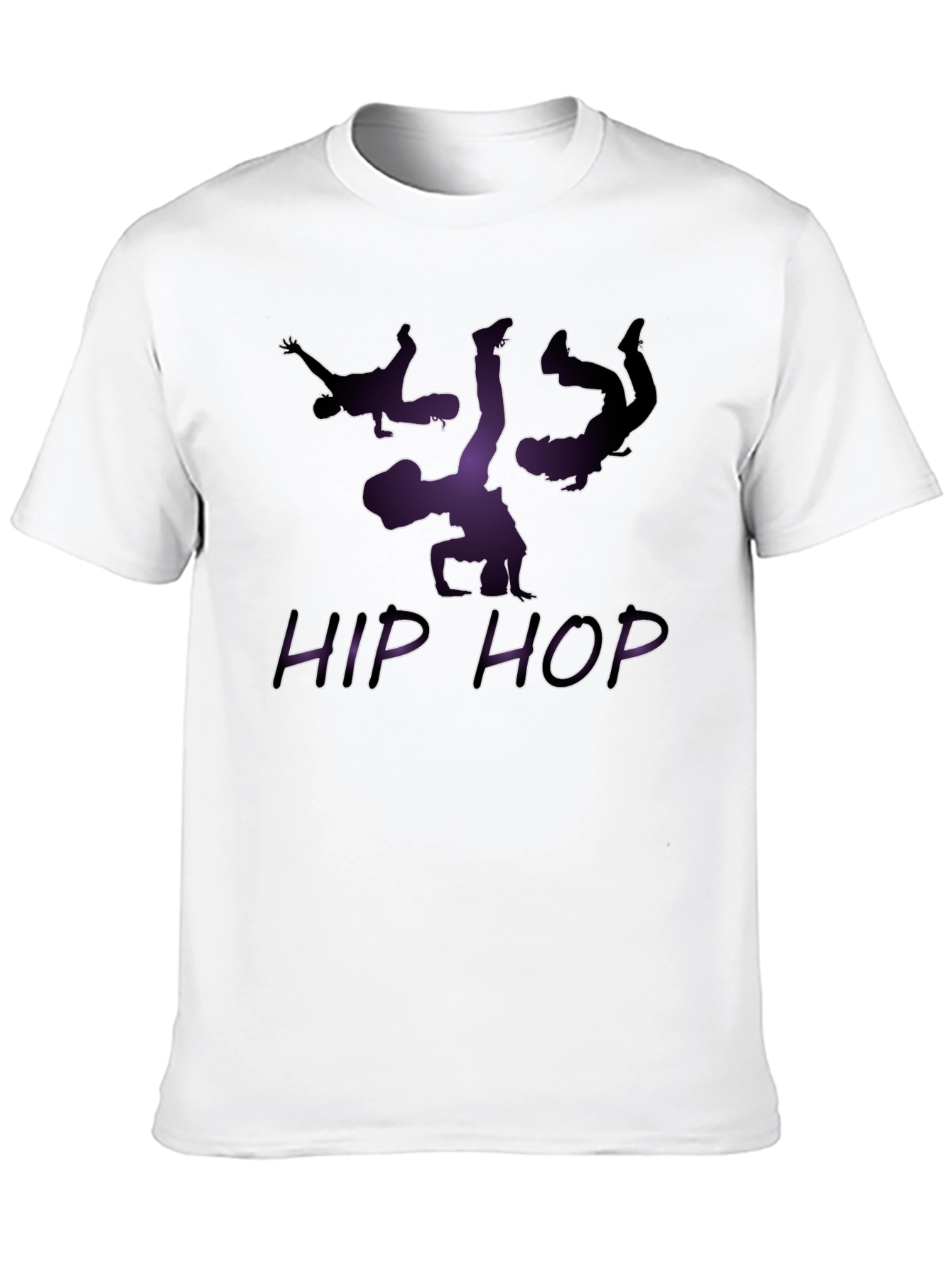 Hip Hop Dance Silhouette Graphic T-Shirt