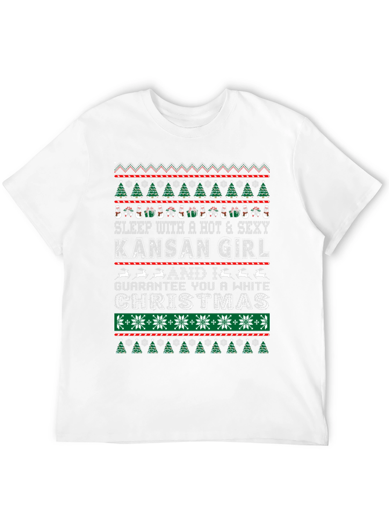 Funny Christmas Kansan Girl T-Shirt
