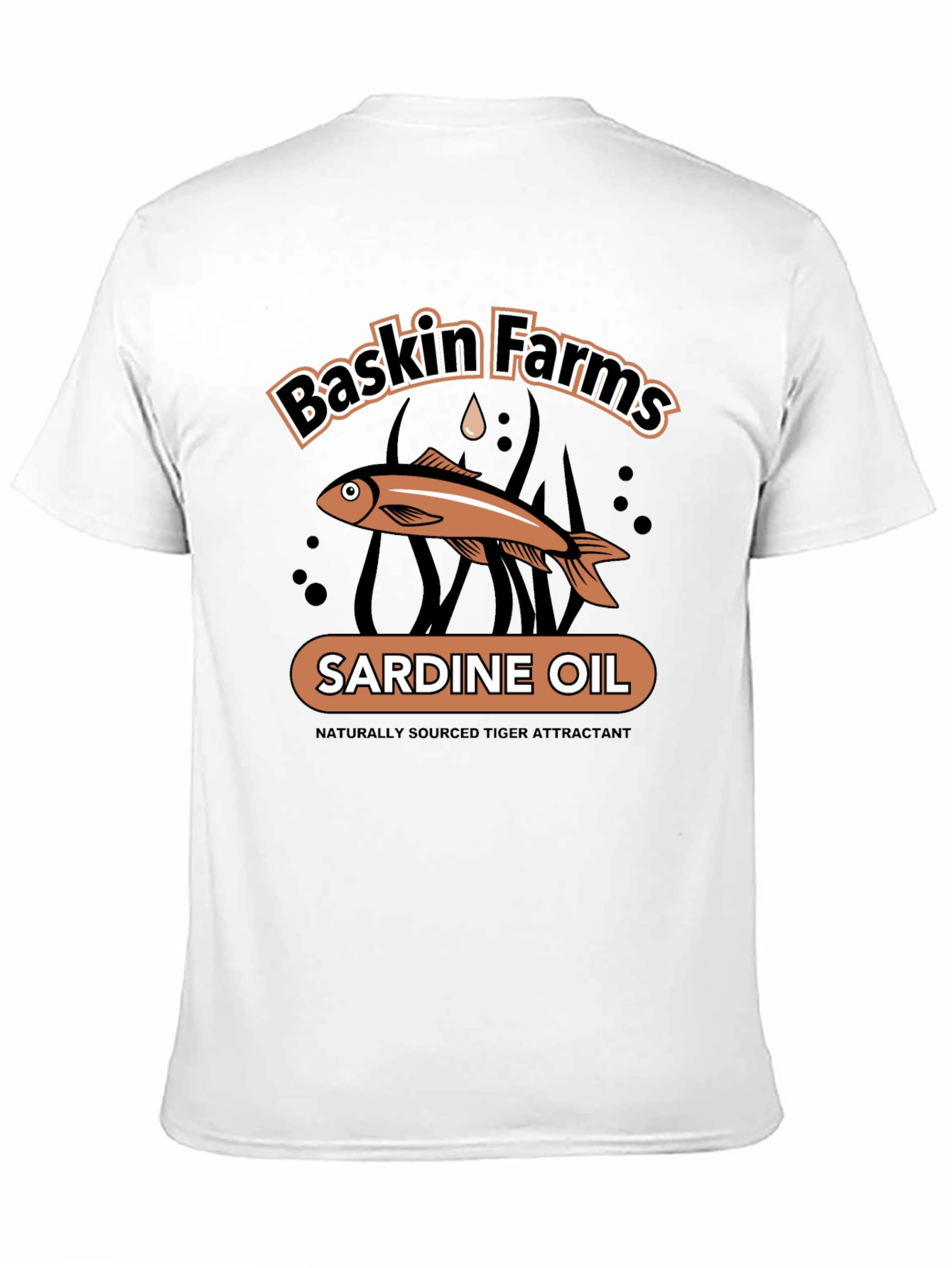 Baskin Farms Sardine Oil Graphic T-Shirt