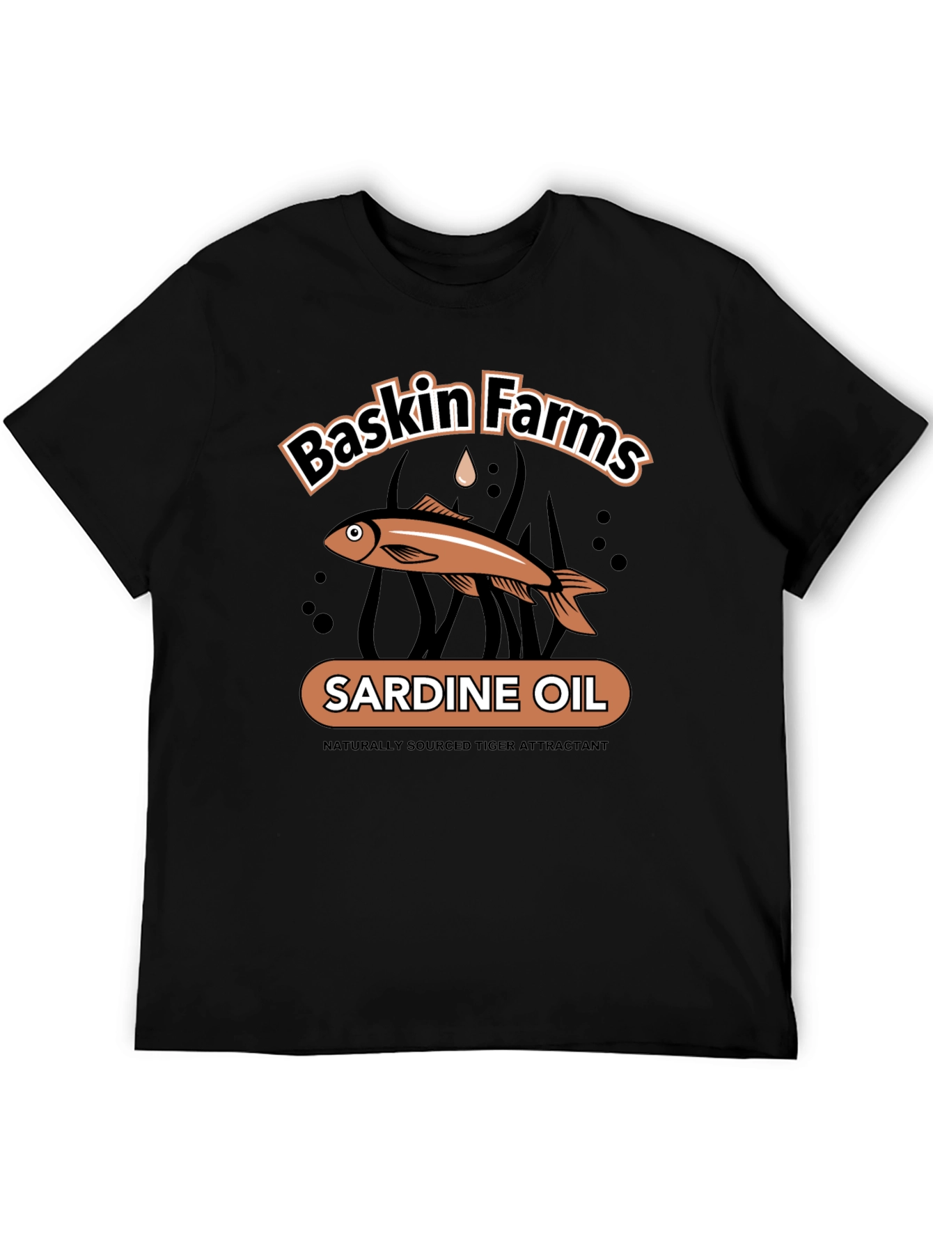 Baskin Farms Sardine Oil Graphic T-Shirt