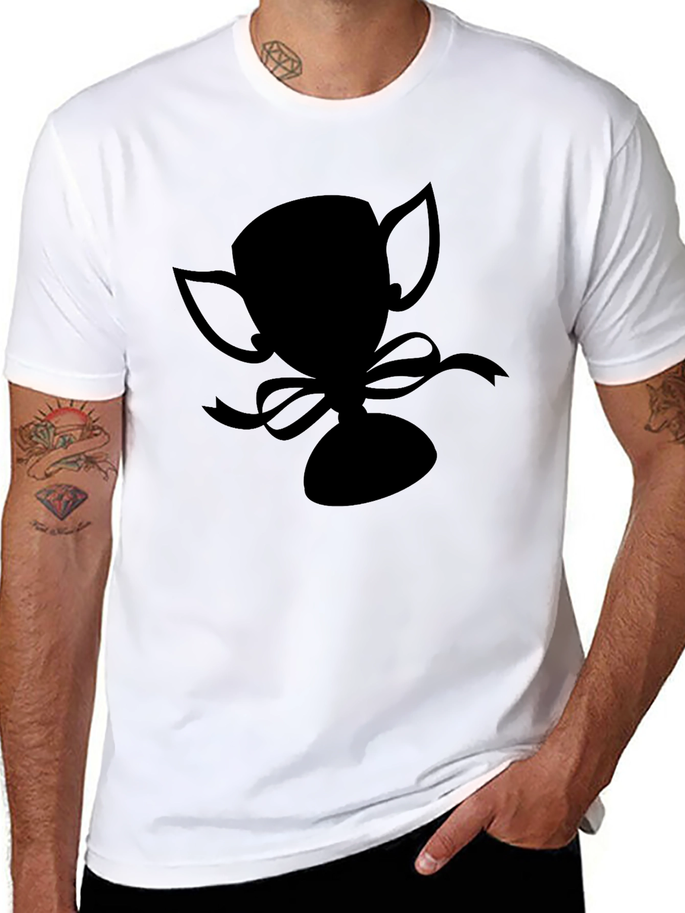 Black Trophy Graphic Tee - Victory Style