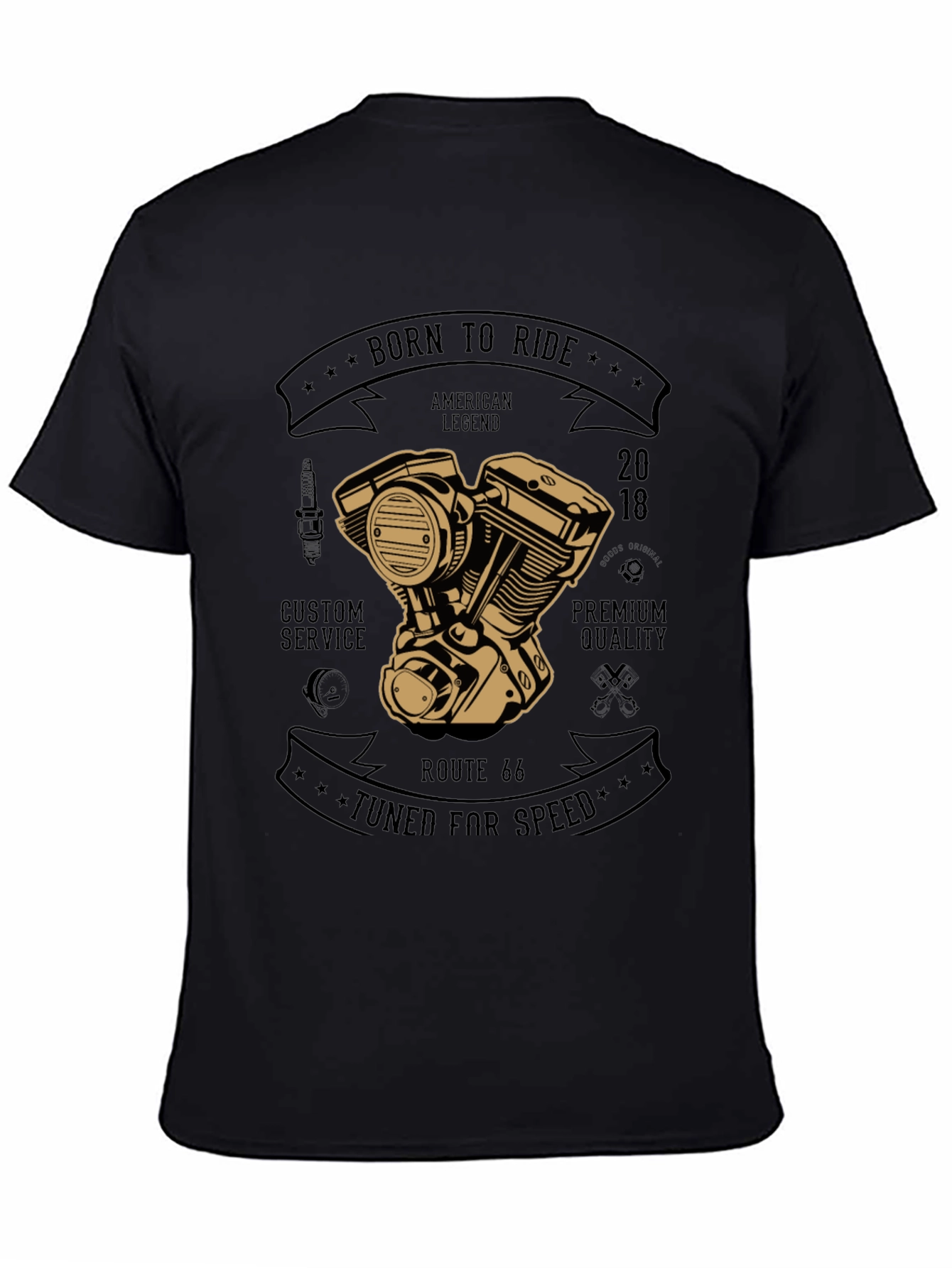 Born to Ride Motorcycle T-Shirt