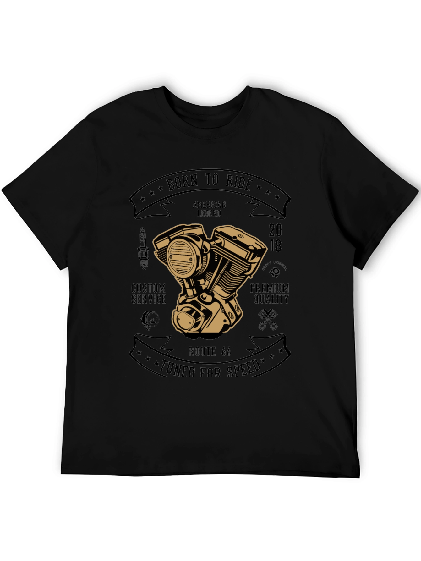 Born to Ride Motorcycle T-Shirt