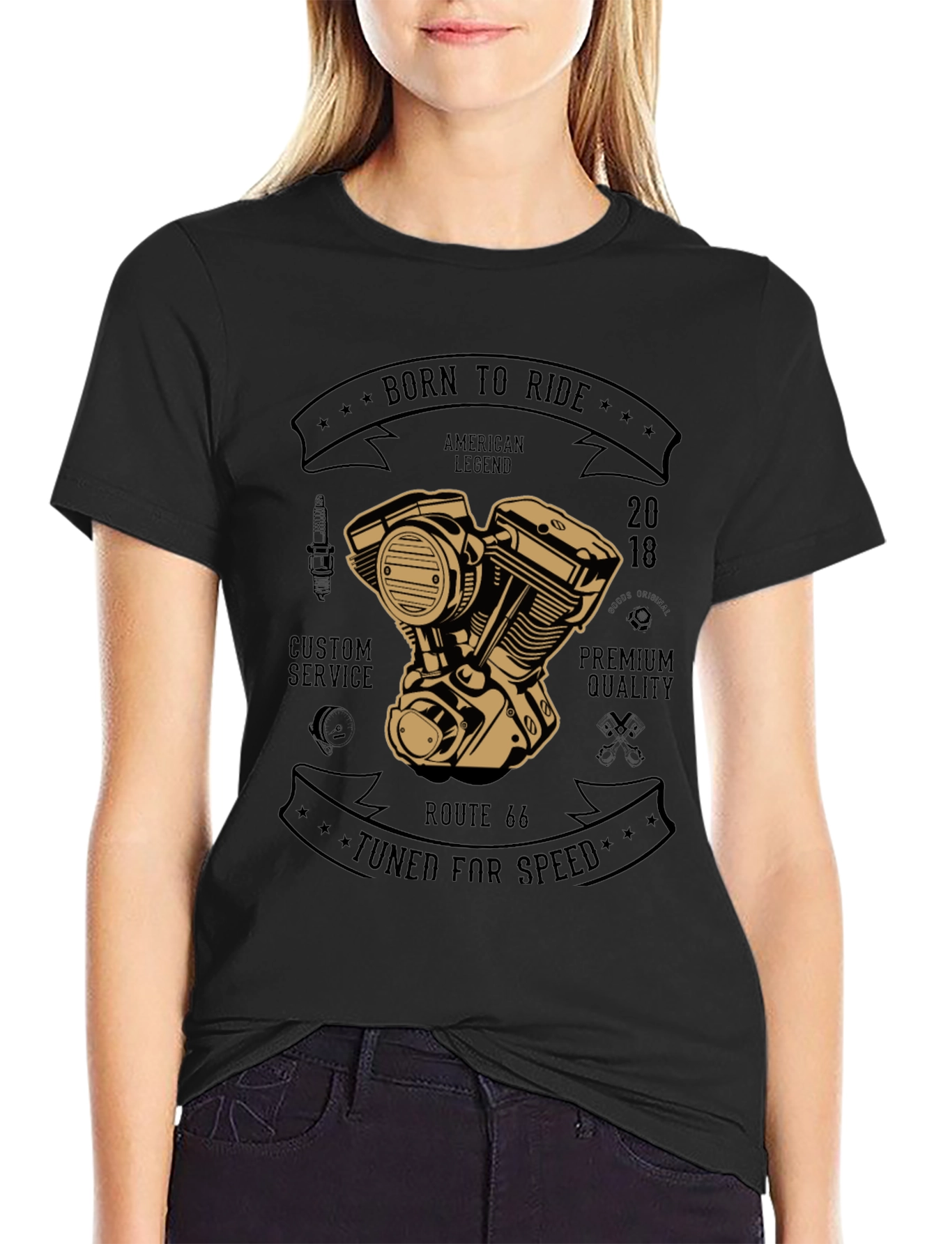 Born to Ride Motorcycle T-Shirt