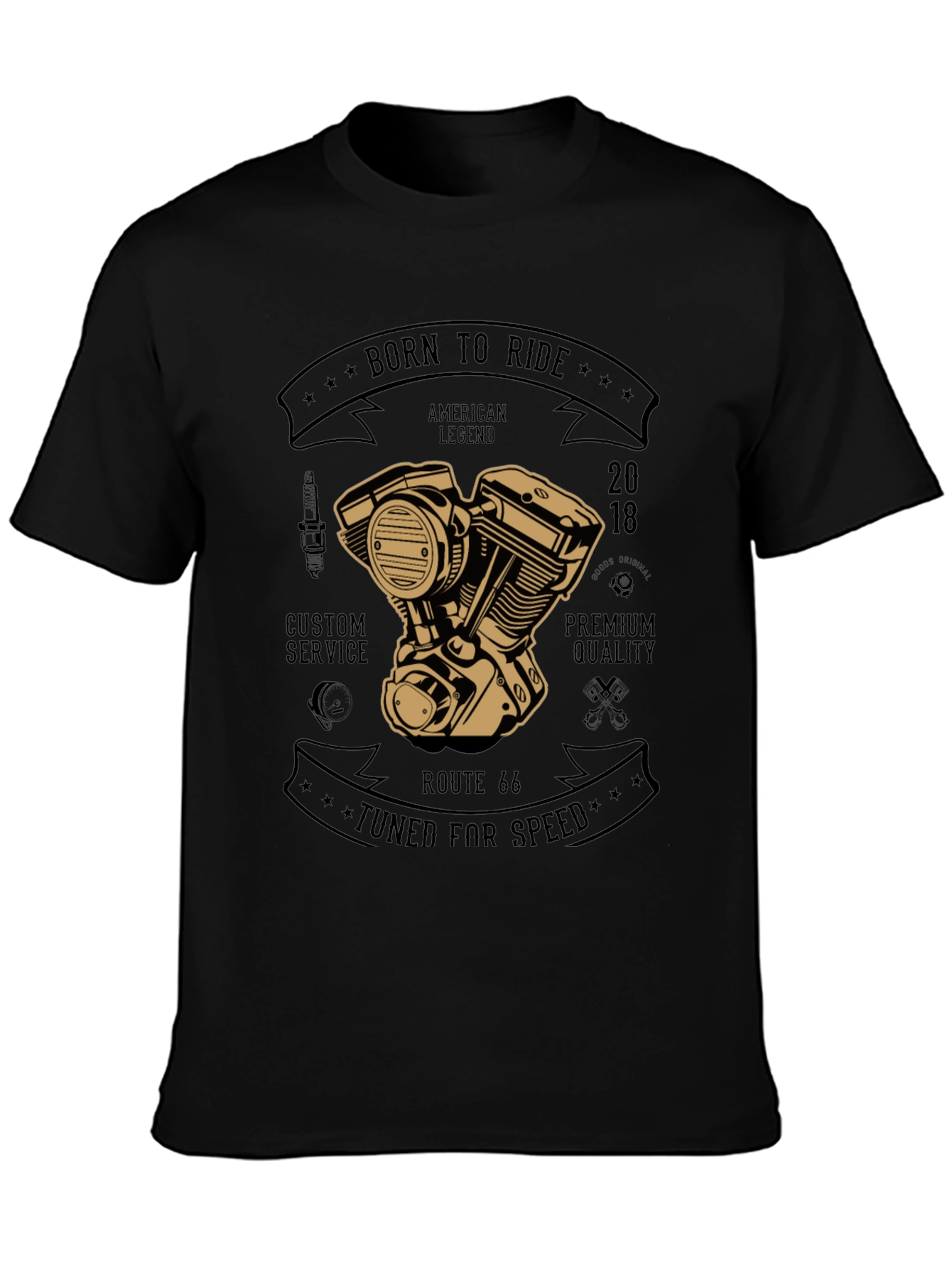 Born to Ride Motorcycle T-Shirt