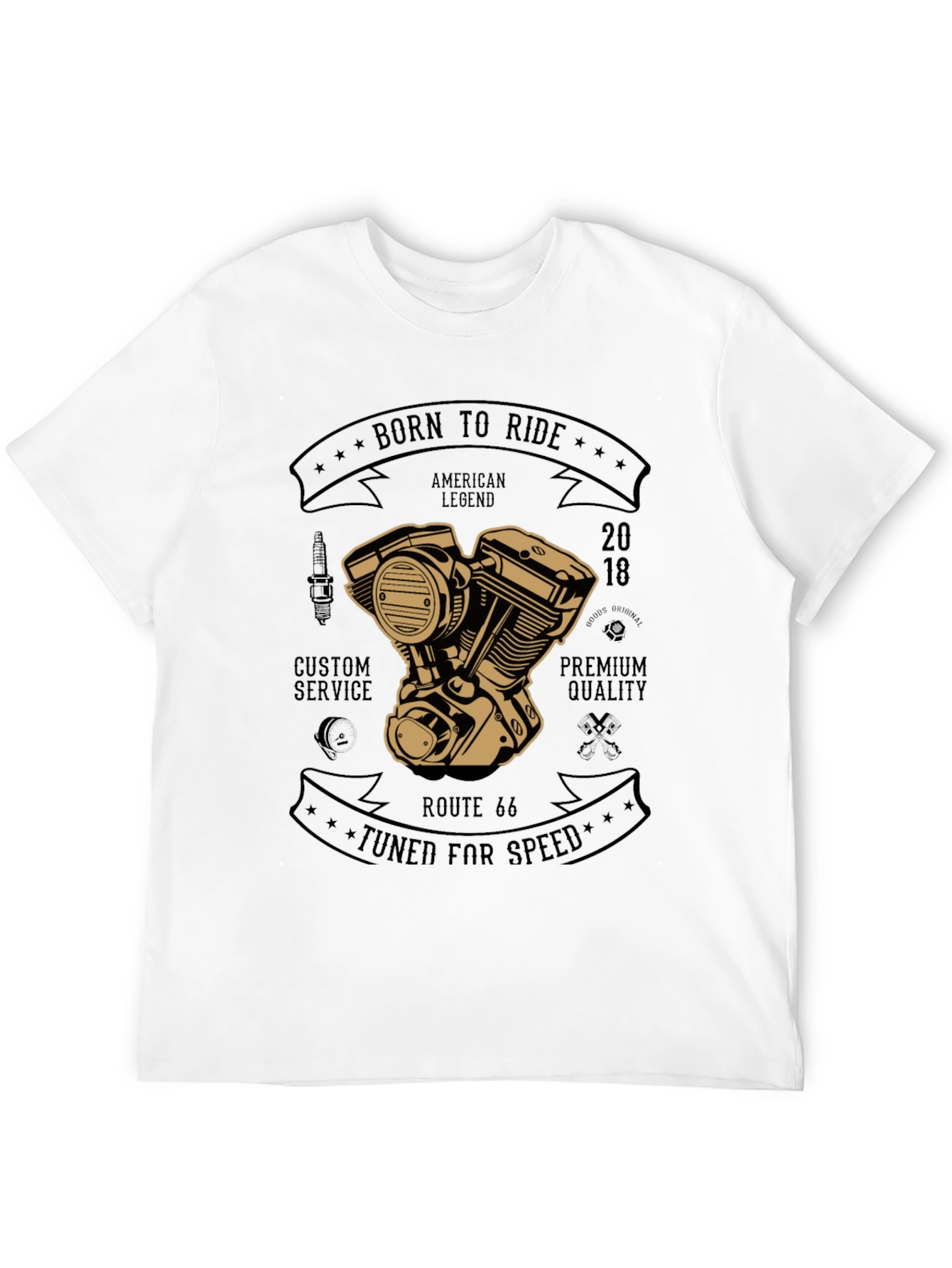 Born to Ride Motorcycle T-Shirt