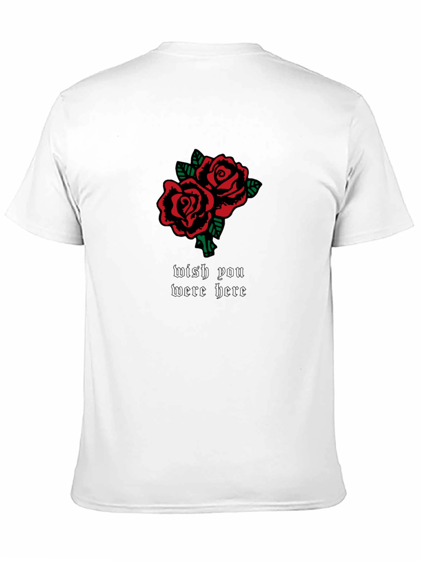 Wish You Were Here Roses Graphic Tee