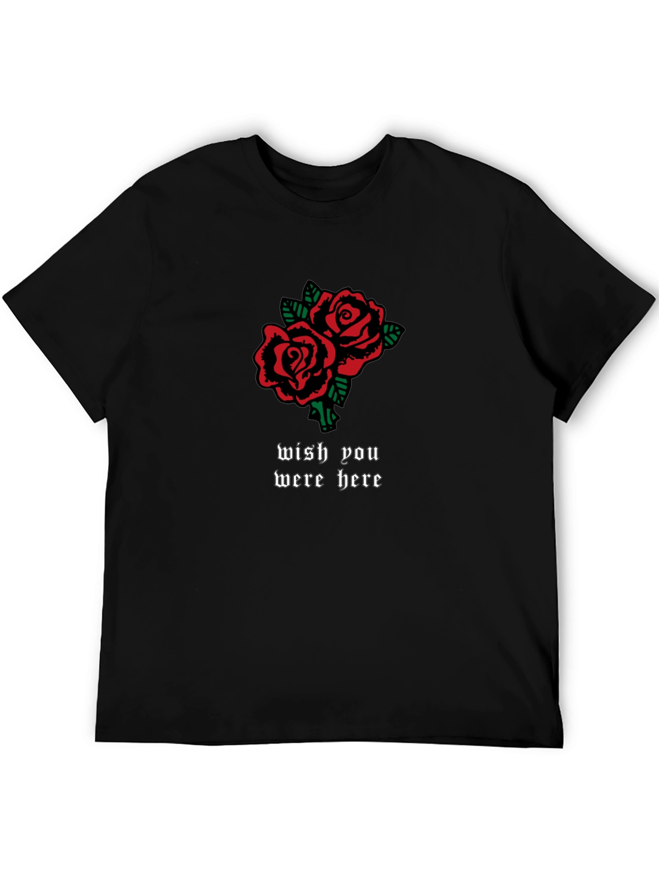 Wish You Were Here Roses Graphic Tee