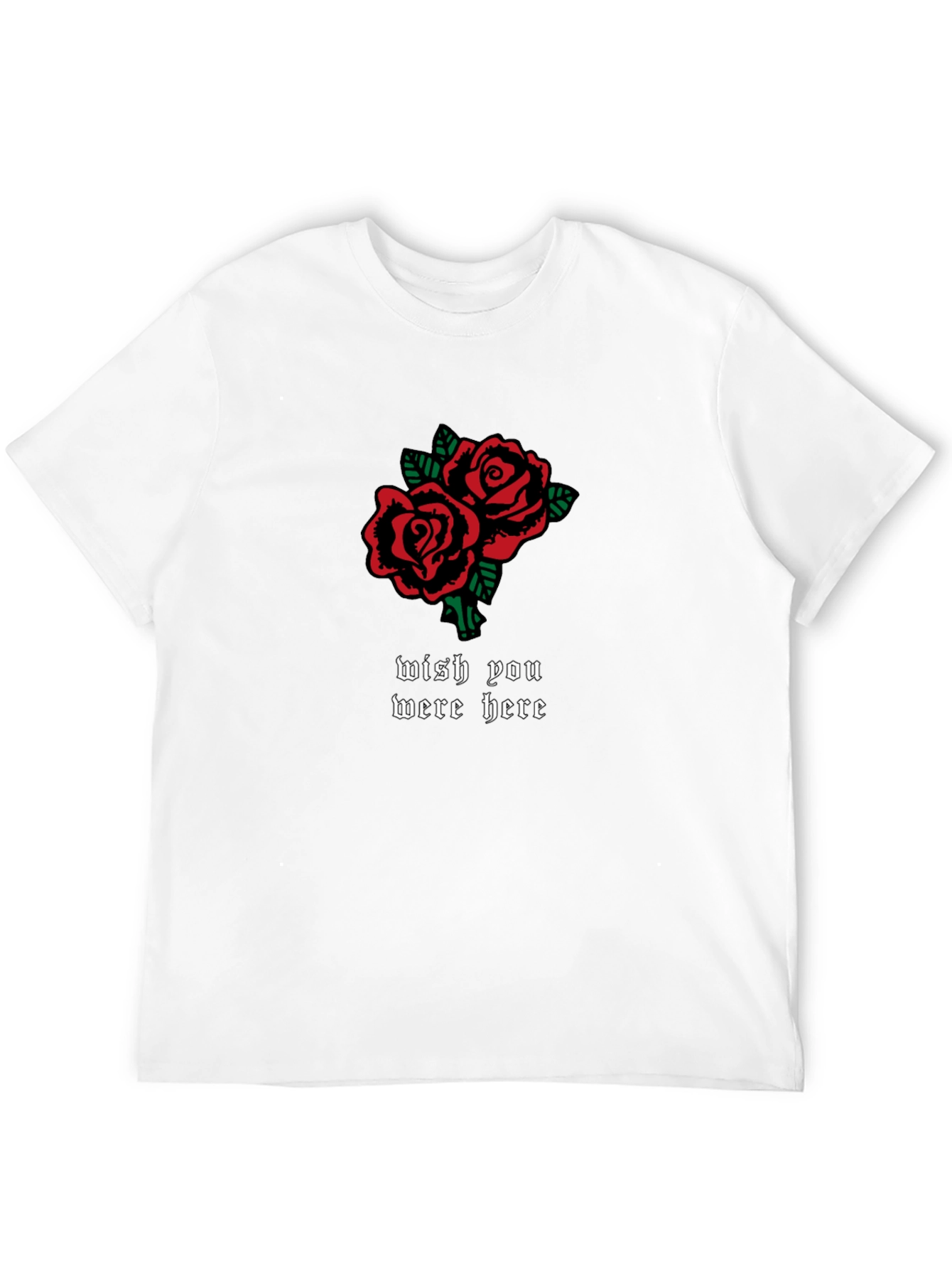 Wish You Were Here Roses Graphic Tee
