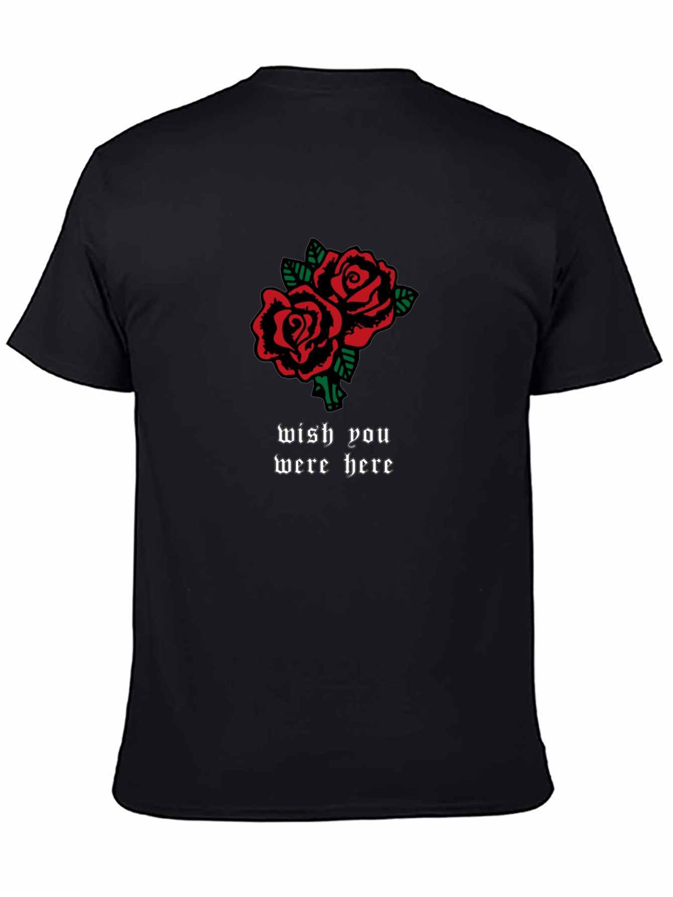 Wish You Were Here Roses Graphic Tee