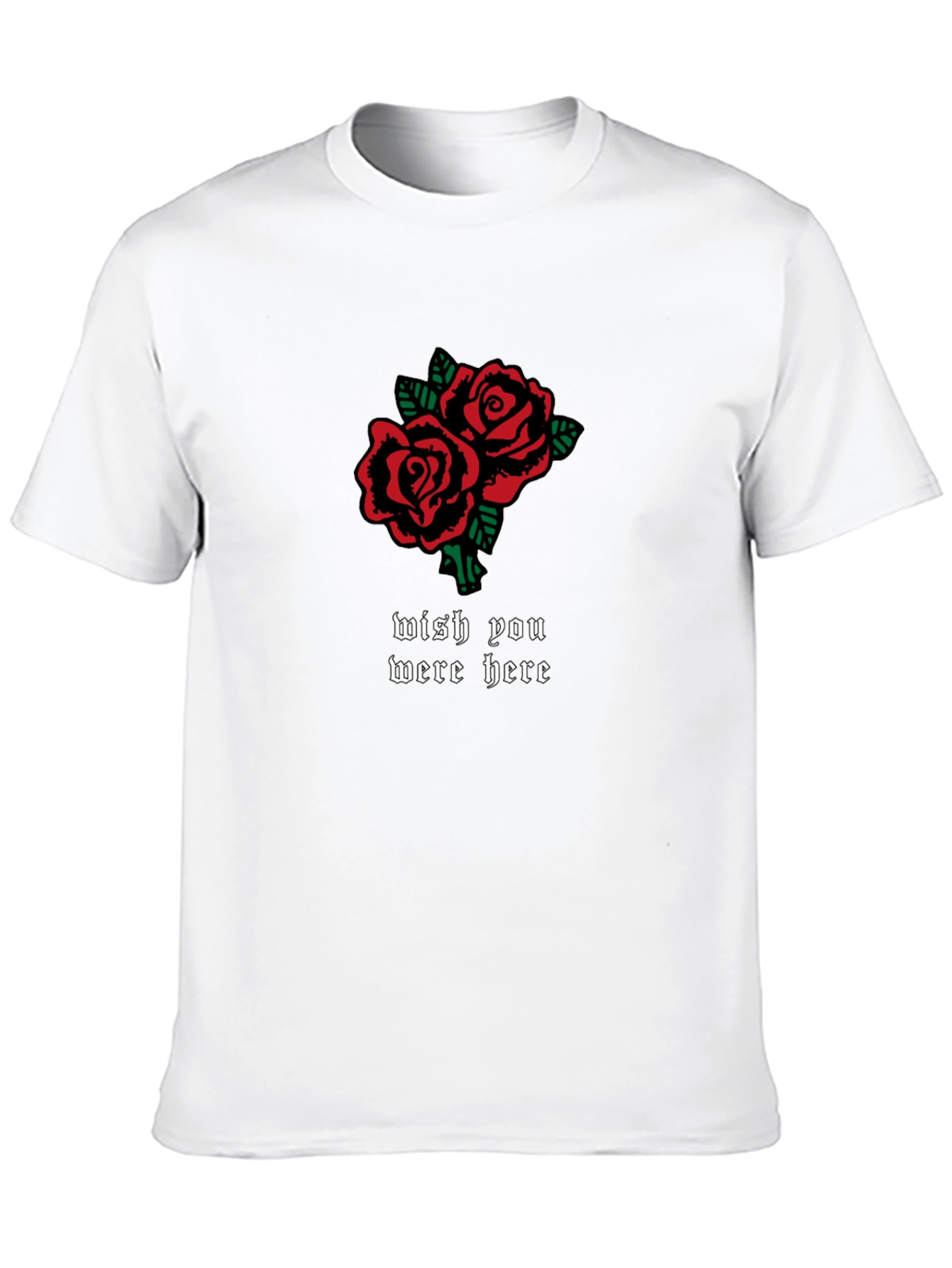 Wish You Were Here Roses Graphic Tee