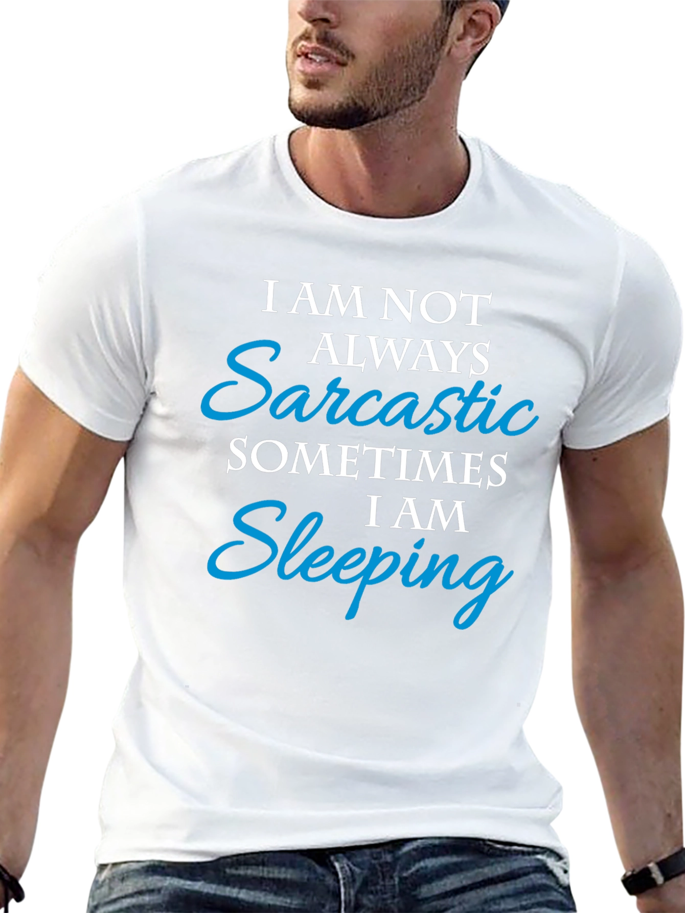 Sarcastic/Sleeping Funny Graphic Tee
