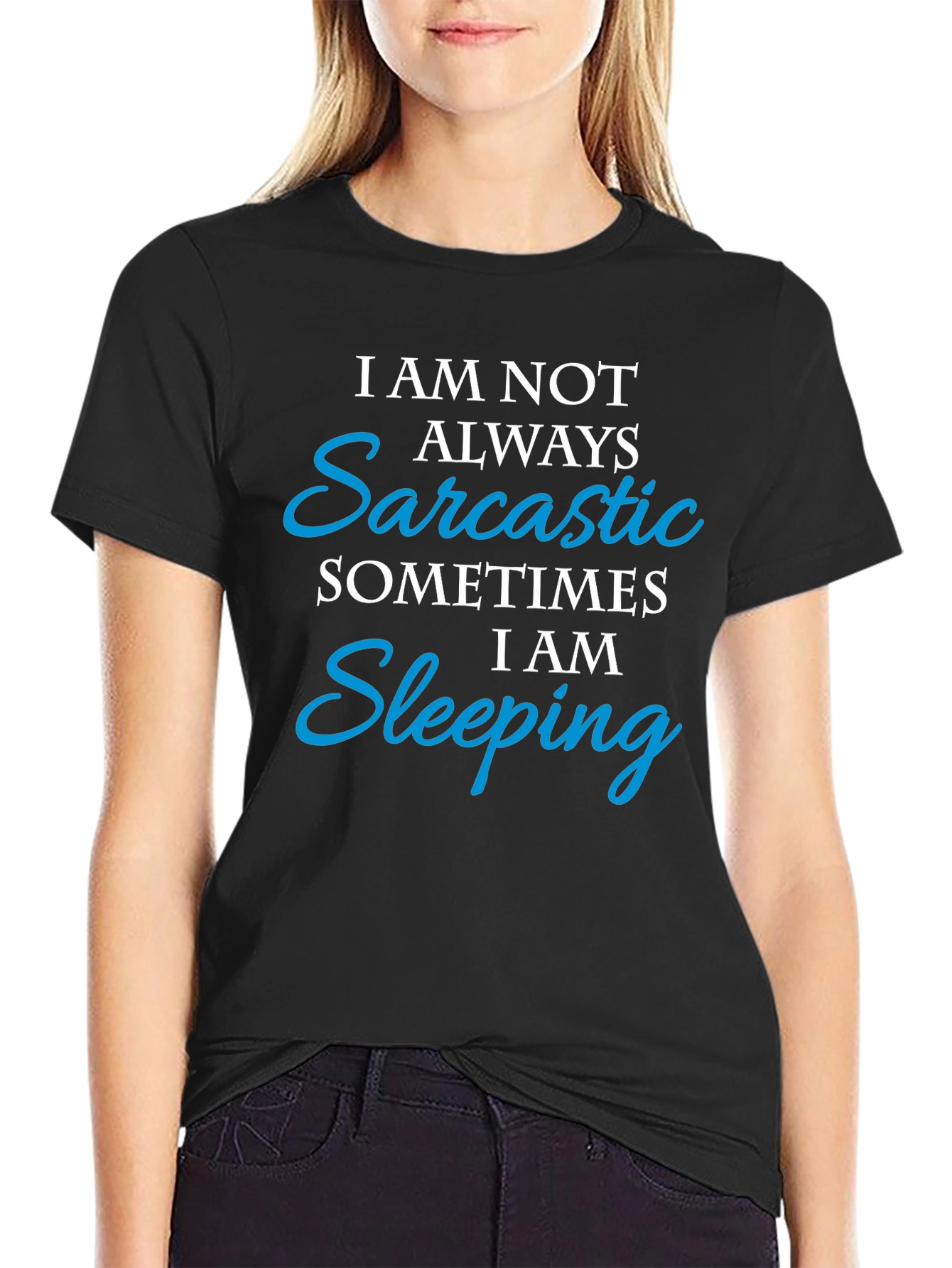 Sarcastic/Sleeping Funny Graphic Tee