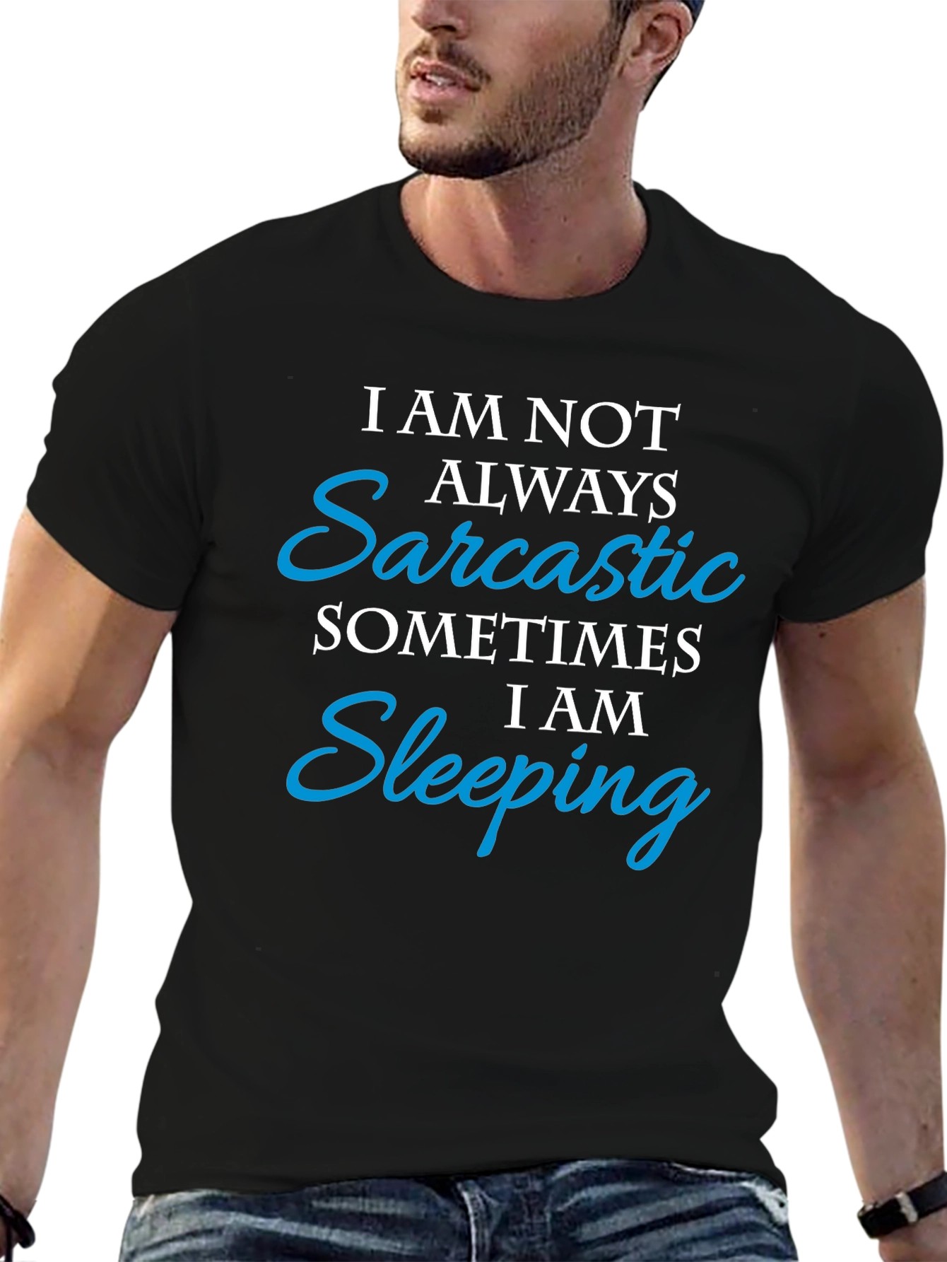 Sarcastic/Sleeping Funny Graphic Tee