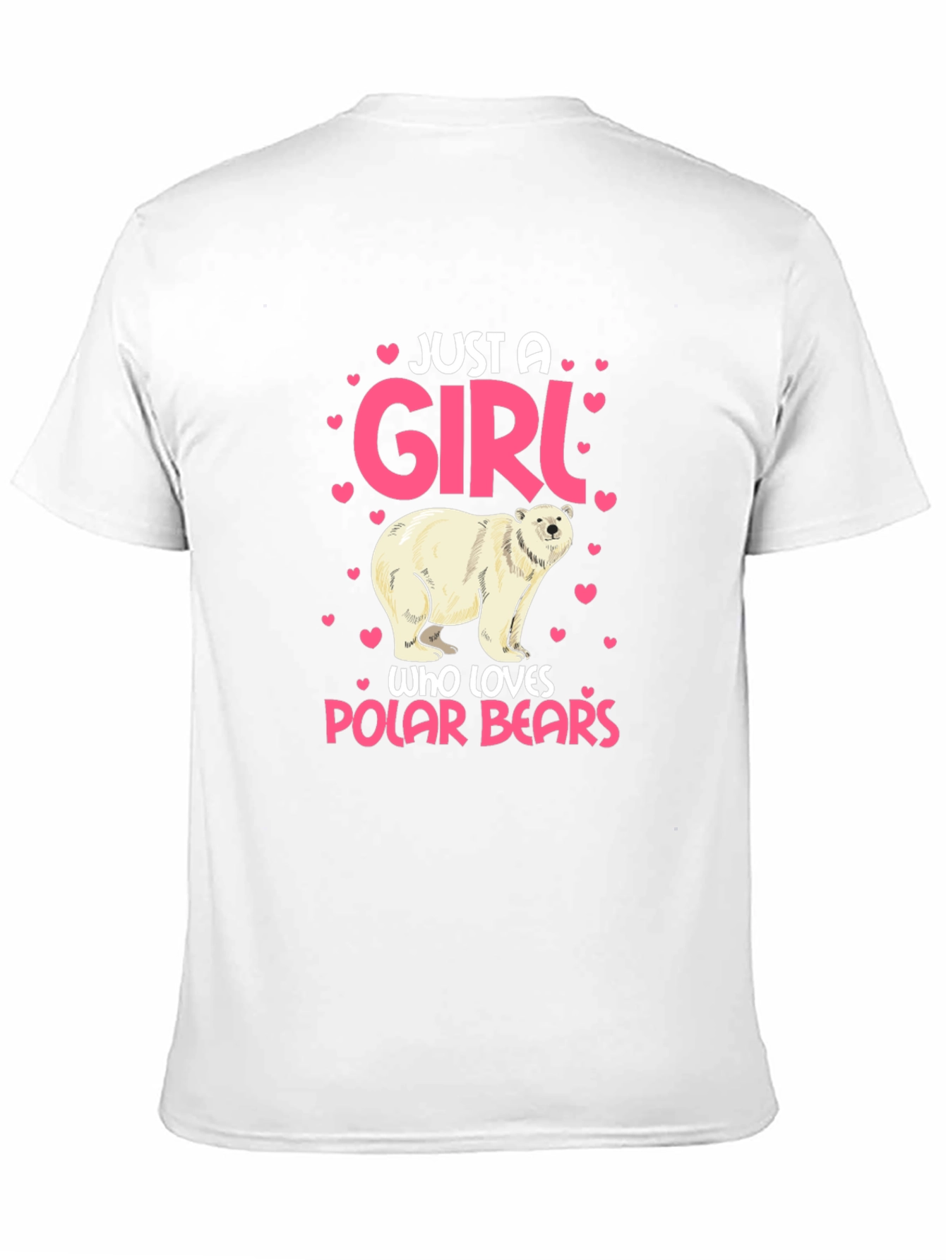 Just a Girl Who Loves Polar Bears Graphic Tee