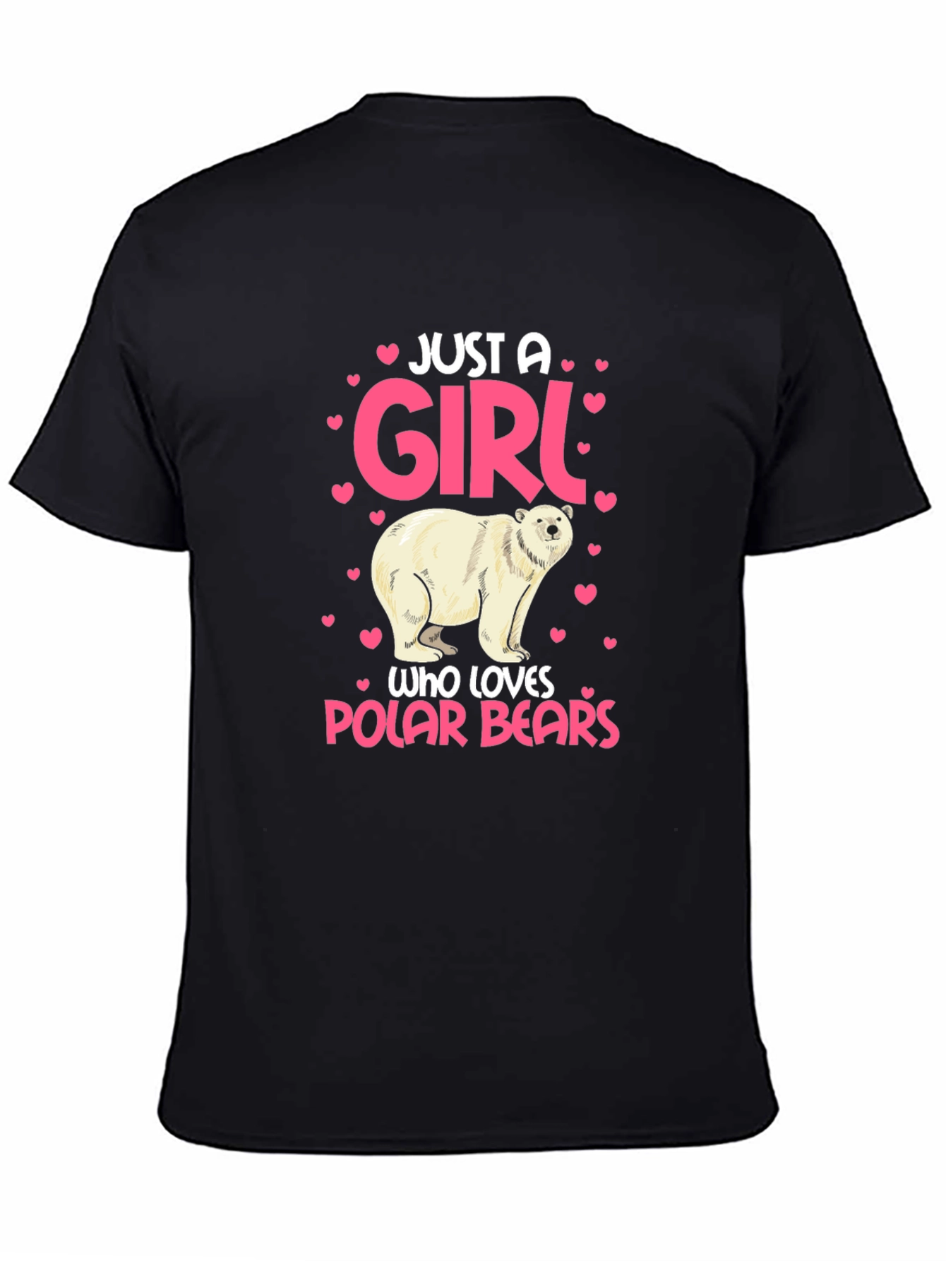 Just a Girl Who Loves Polar Bears Graphic Tee