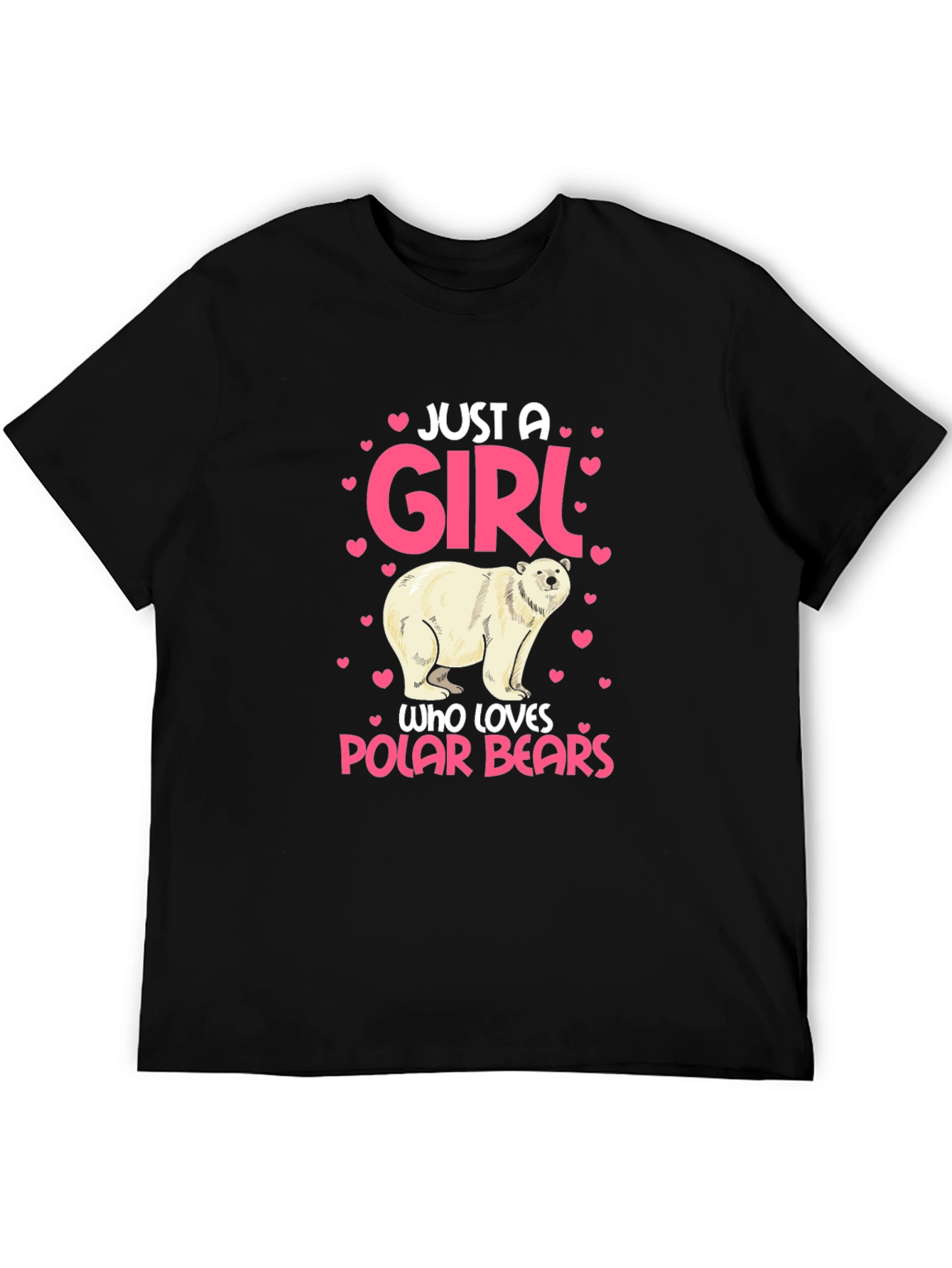 Just a Girl Who Loves Polar Bears Graphic Tee