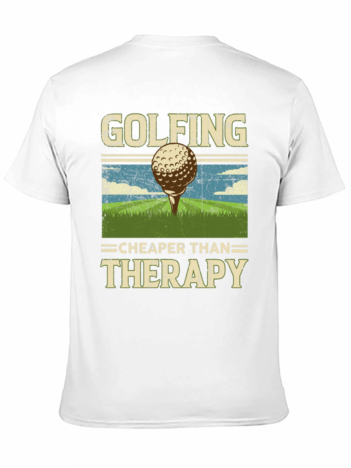 Golfing Cheaper Than Therapy T-Shirt