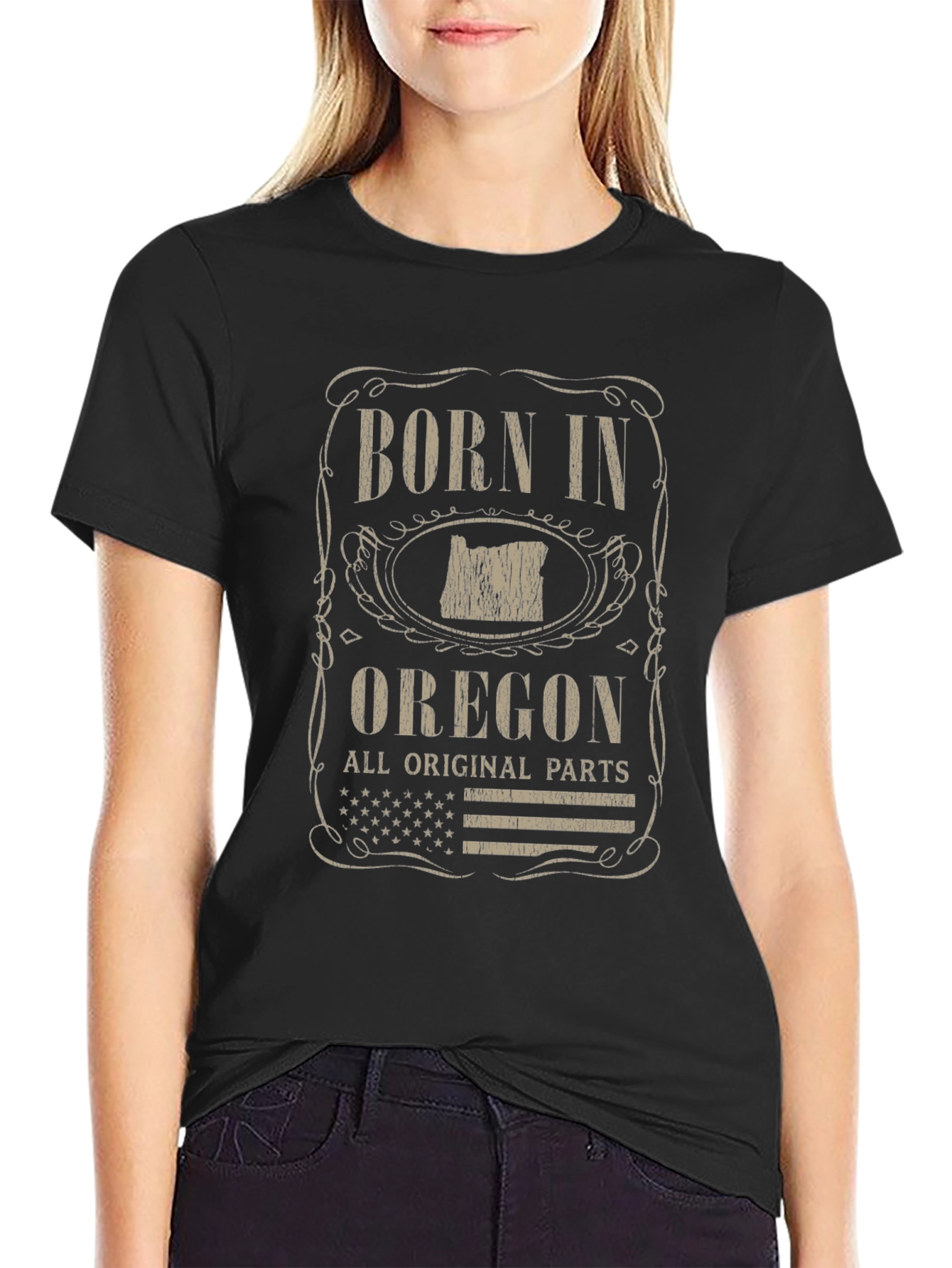 Born In Oregon Graphic Tee